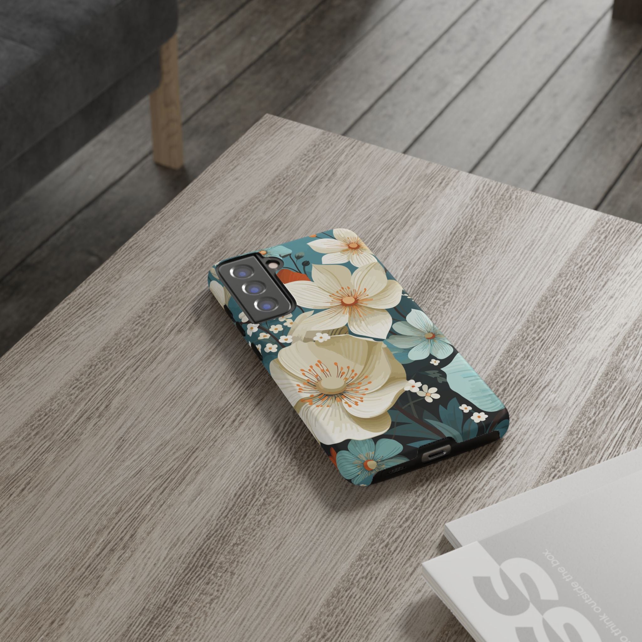 Floral Phone Case, Stylish Tough Cases with Botanical Design, Flower Print Phone Cover, Gifts for Nature Lovers, Eco-Friendly Mobile Cover