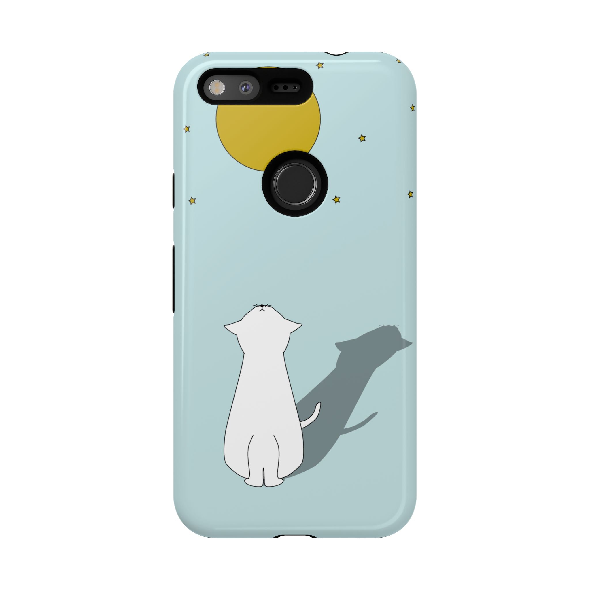 Cute Cat Phone Case, Tough Phone Cover, Pet Lover Gift, Unique Case, Animal Decor, Birthday Gift