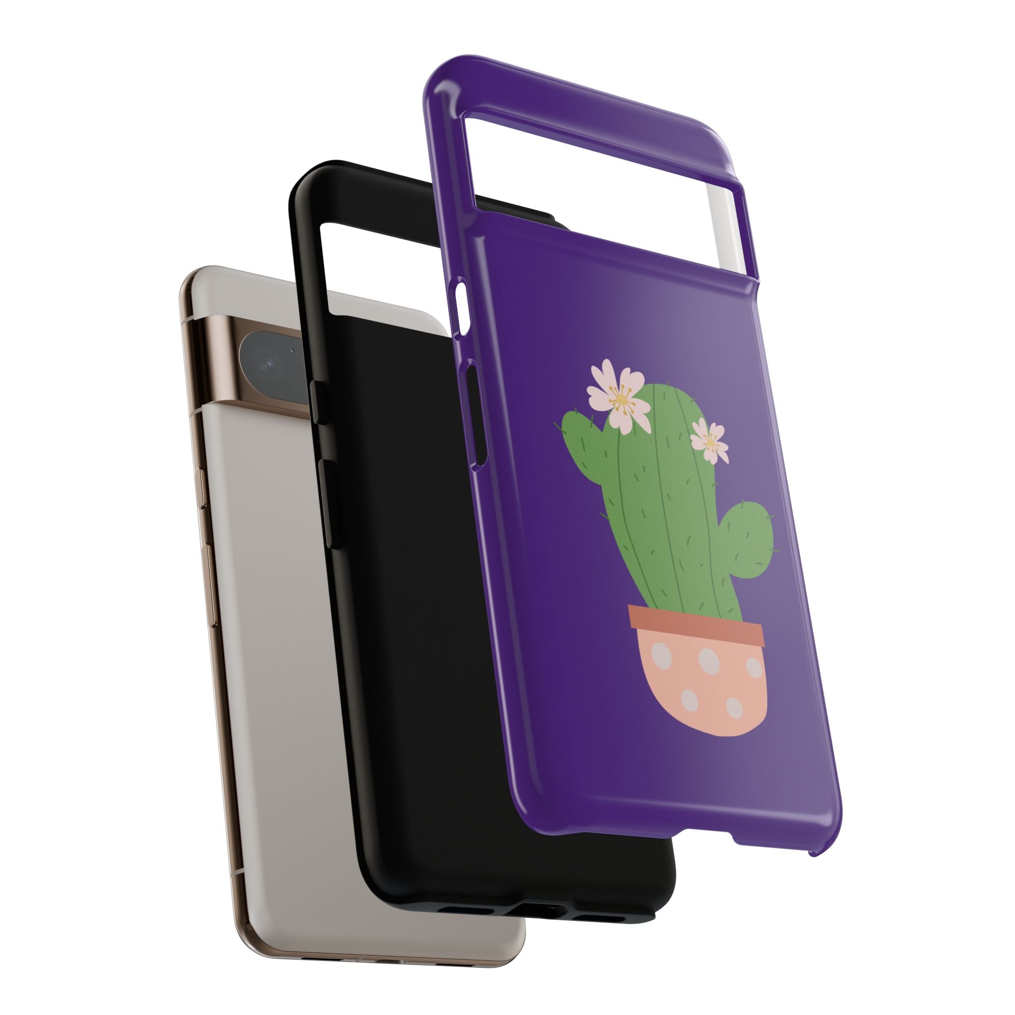 Cactus Phone Case, Tough Cases, Cute Floral, Trending Design, Unique Gift, Phone Accessories, Summer Vibe, Nature Lover