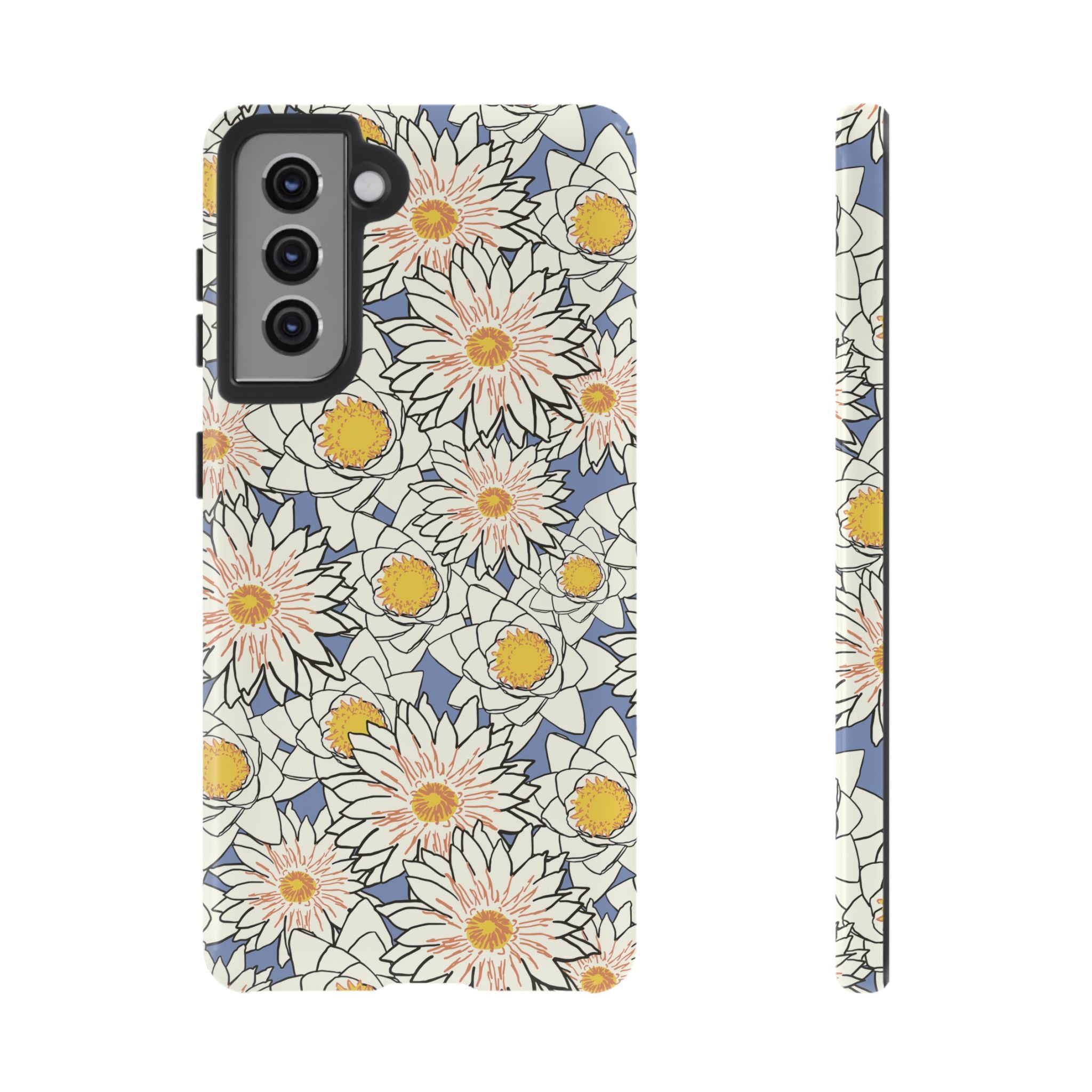 Stylish Phone Case, Floral Protective Cover, Gift for Nature Lovers, Trendy Tech Accessory, Customizable Phone Case