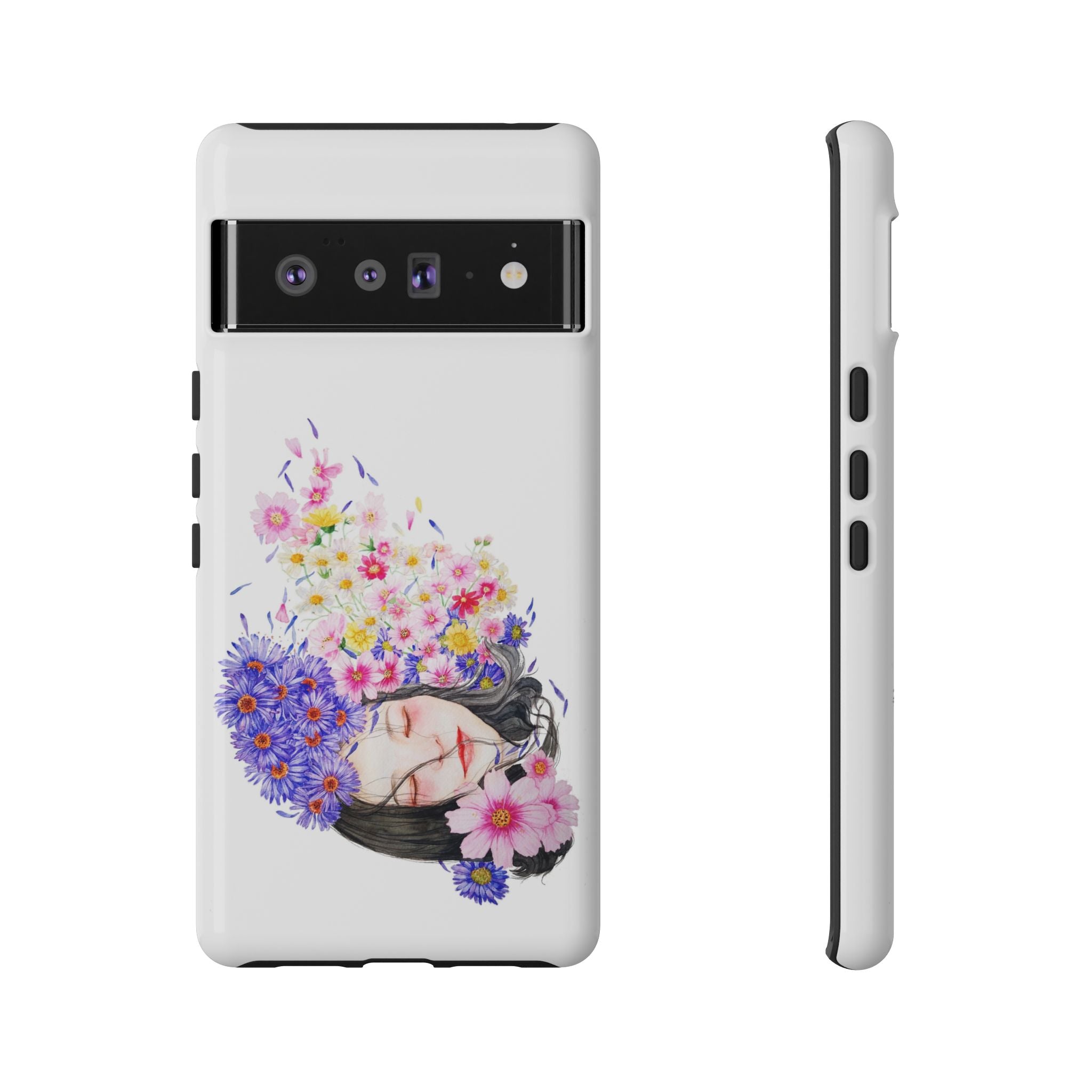 Floral Phone Case | Tough Cases | Cute Floral Design, Gift for Her, Spring Accessory, Mother's Day Gift, Stylish Protection