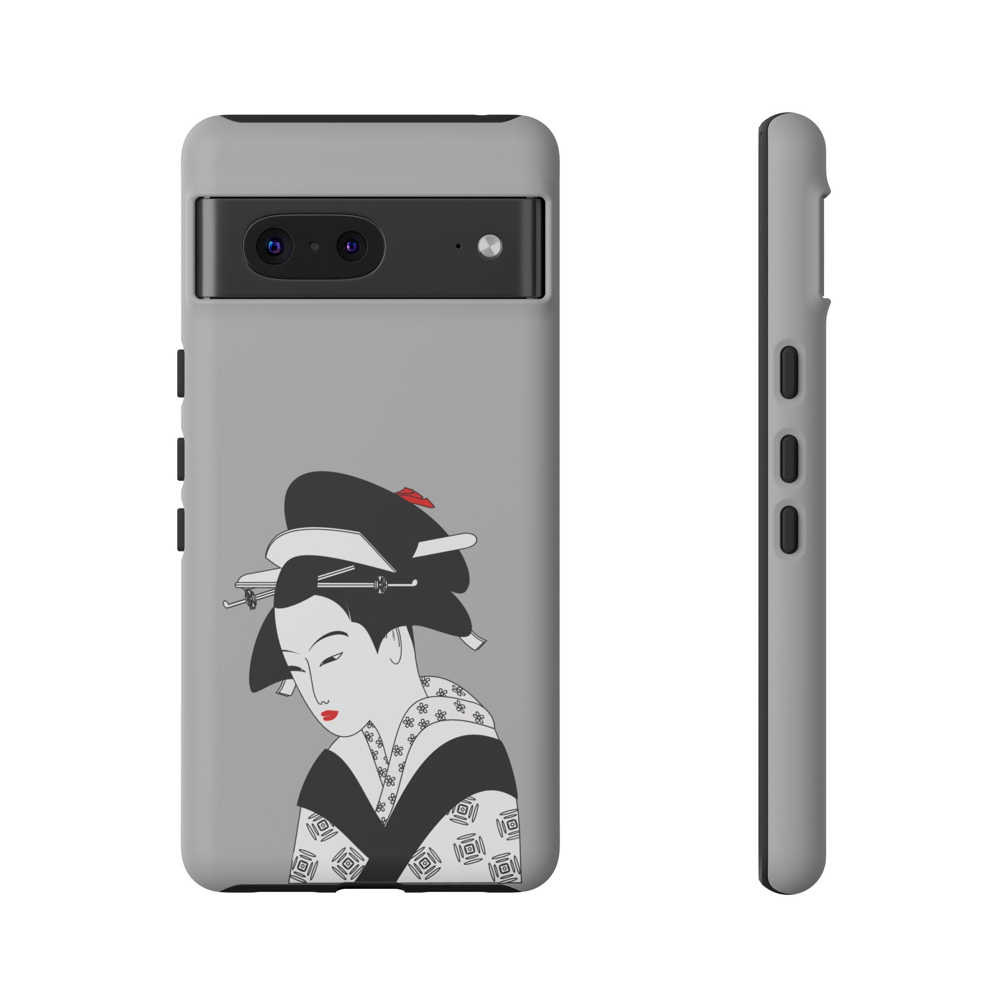 Stylish Phone Case with Japanese Geisha Design, Tough Phone Case, Cute Phone Cover, Japanese Art, Ethnic Style