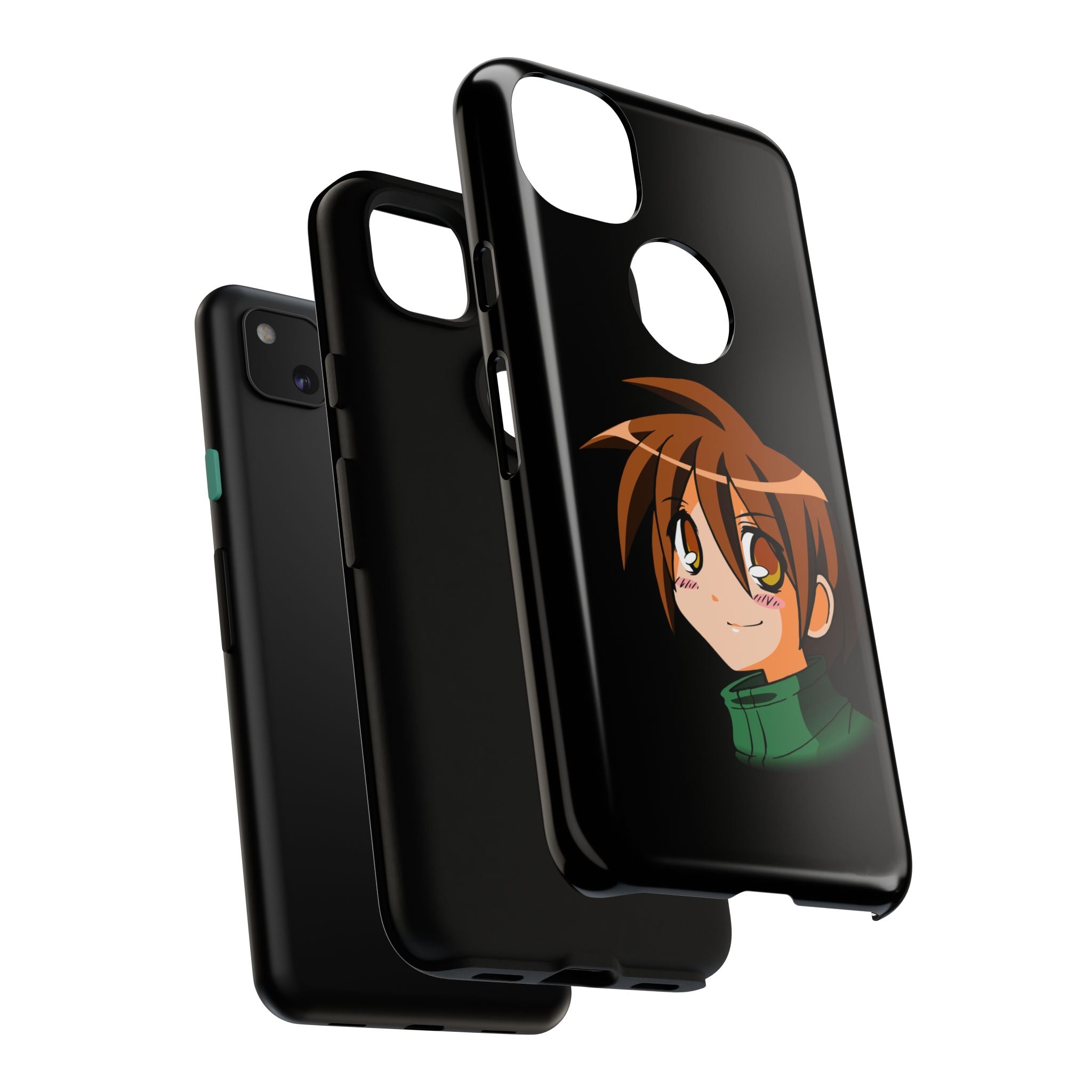Anime Character Phone Case, Cute Phone Cover, Tough Cases for Teens, Customizable Gift, Geeky Accessories