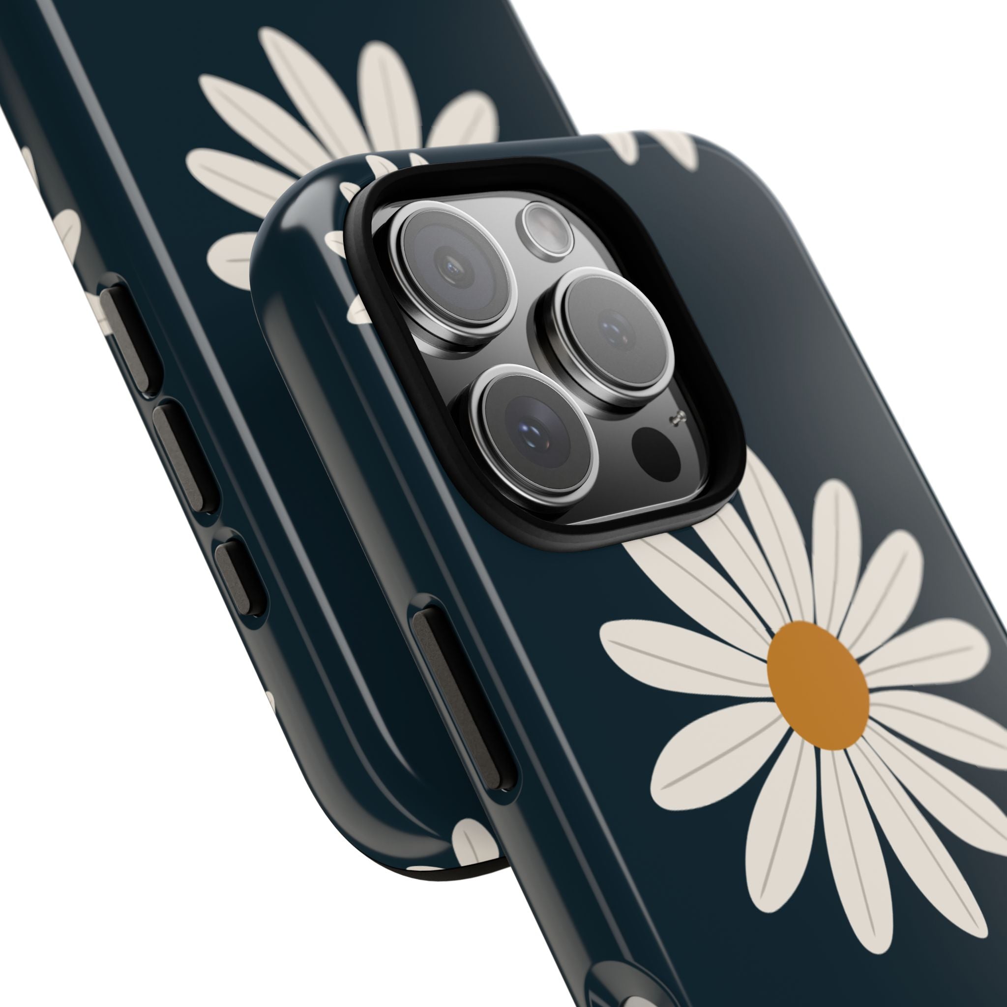 Daisy Phone Case, Floral Phone Cover, Tough Phone Case, Gift for Flower Lovers, Smartphone Accessory, Spring Design
