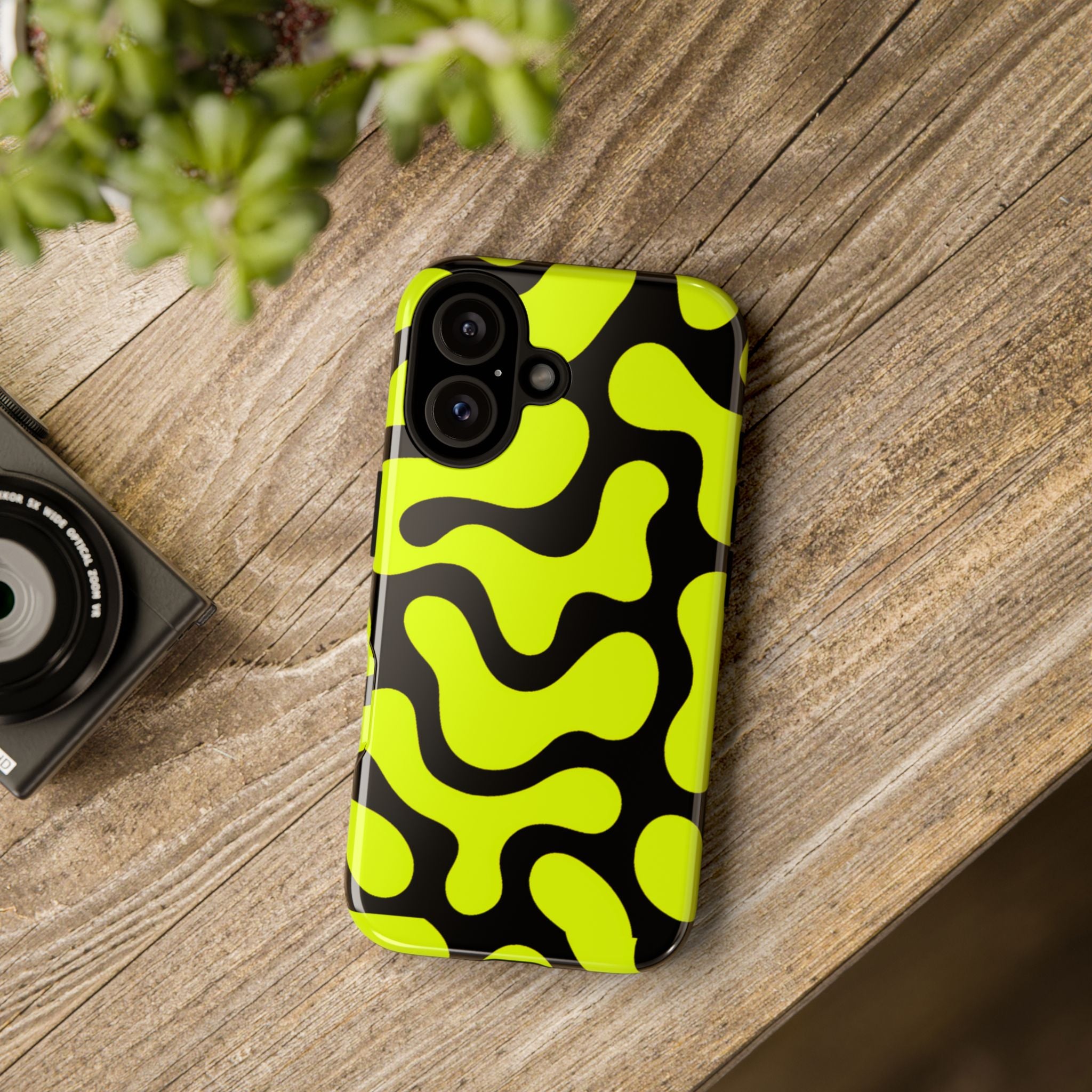 Bold Pattern Phone Case, Stylish Protective Cover, Unique Gift for Tech Lovers, Trendy Mobile Accessory, Rejuvenate Your Style