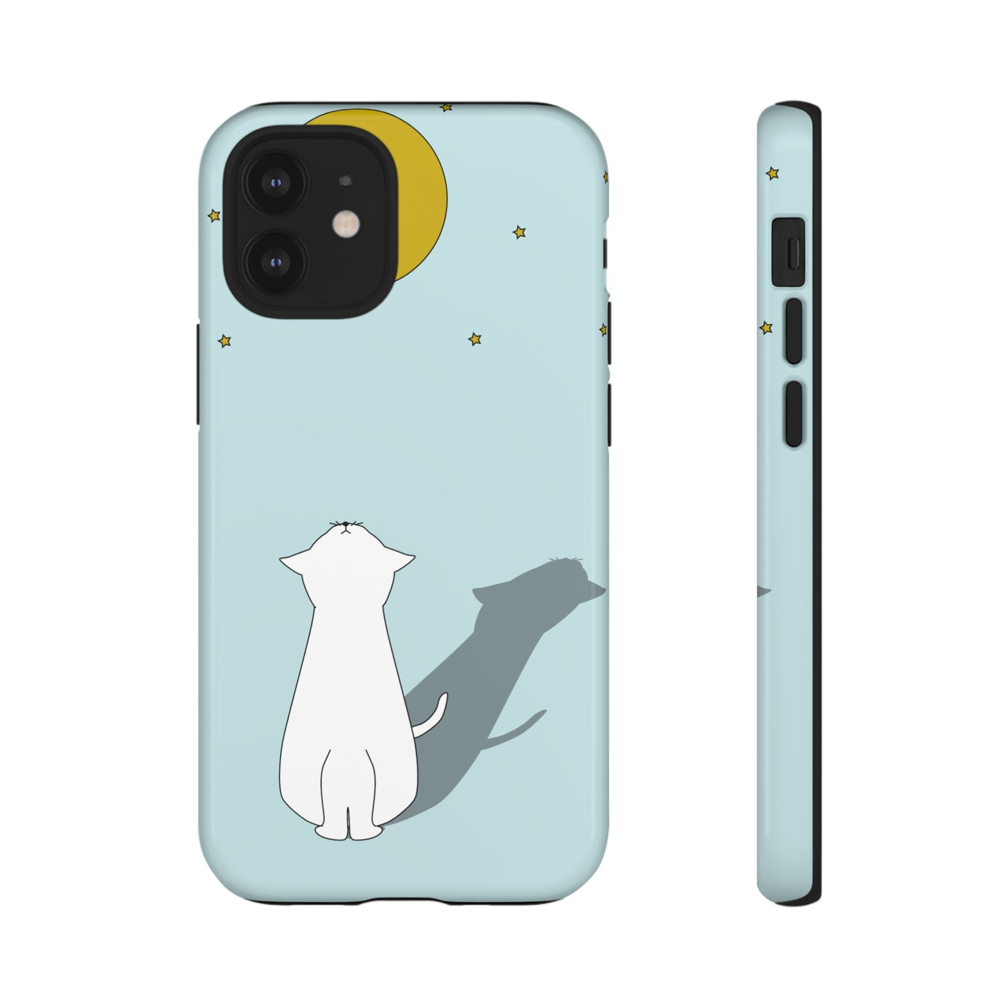 Cute Cat Phone Case, Tough Phone Cover, Pet Lover Gift, Unique Case, Animal Decor, Birthday Gift