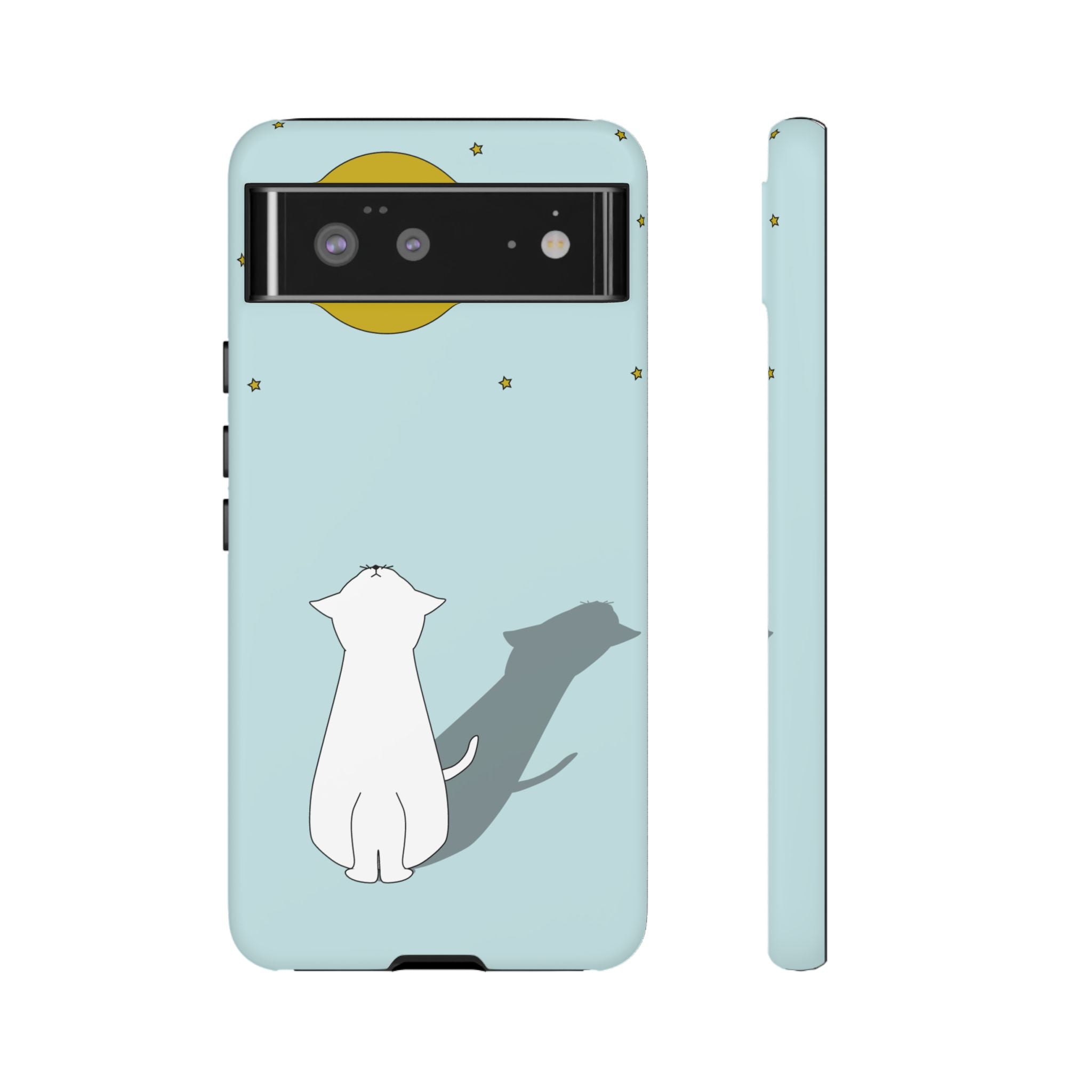 Cute Cat Phone Case, Tough Phone Cover, Pet Lover Gift, Unique Case, Animal Decor, Birthday Gift