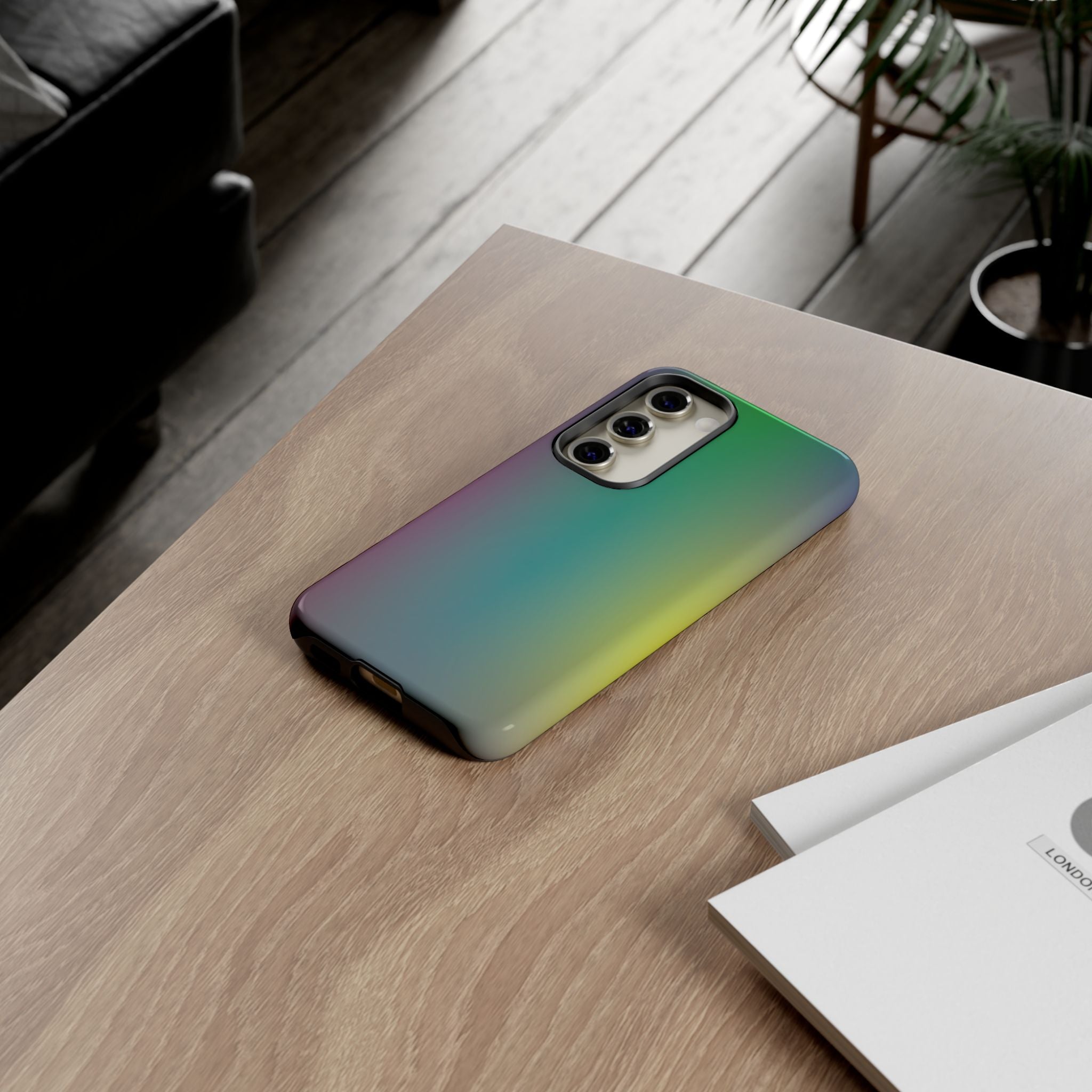 Gradient Phone Case, Tough Cases, Stylish Phone Protector, Unique Phone Cover, Gift for Tech Lovers, Colorful Phone Accessory