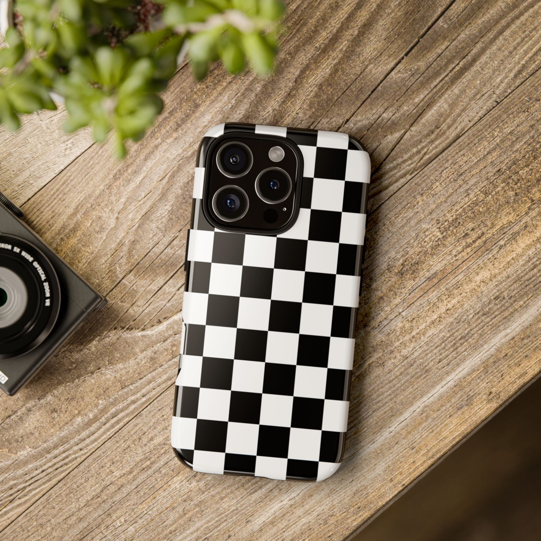 Stylish Checkered Phone Case | Trendy Protective Cover for iPhone, Gift for Teens, Fashion Accessory, Unique Design for All Occasions