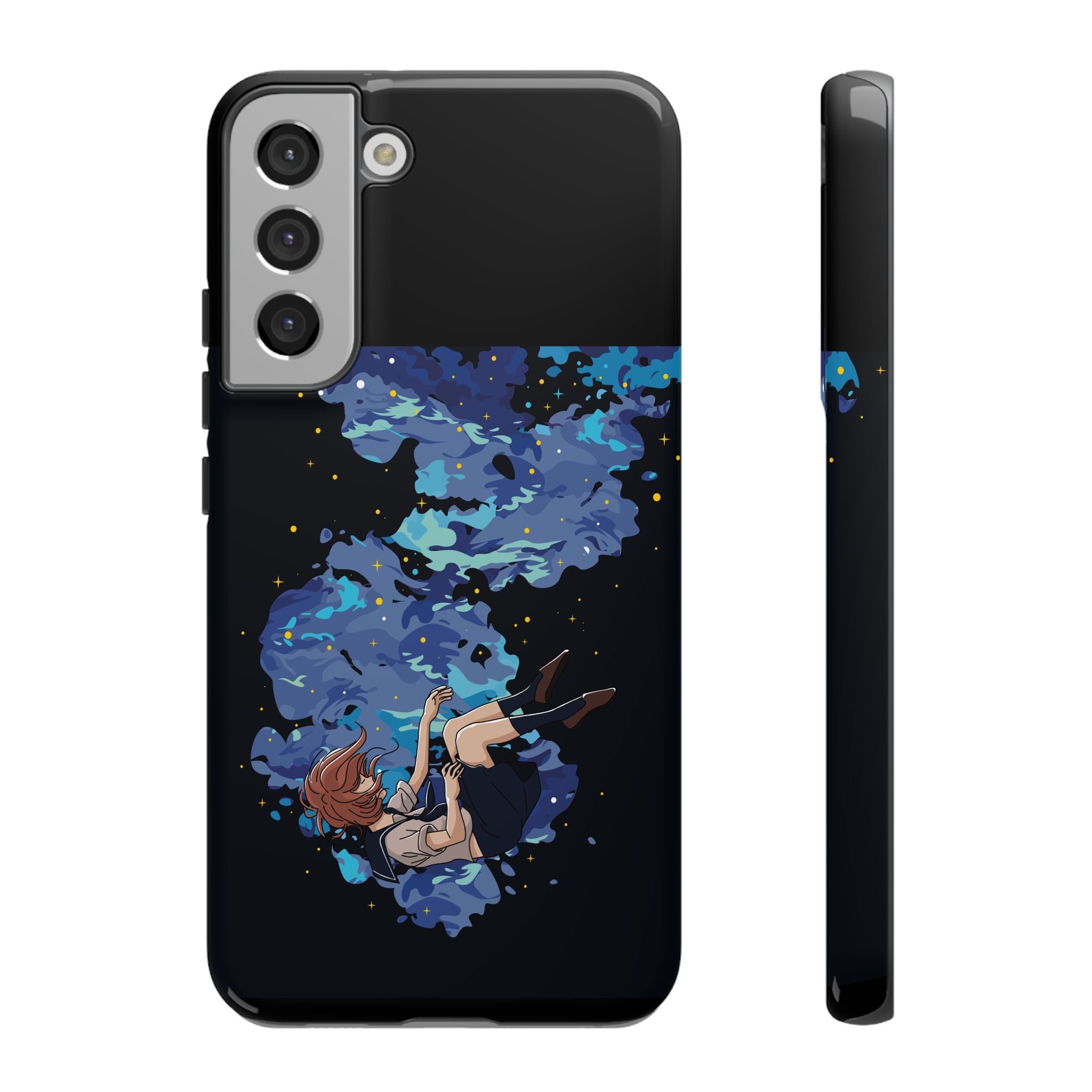 Tough Cases Phone Case - Artistic Galaxy Design, Cute Sleeve for Teens, Gift for Students, Unique Mobile Accessory, Trendy Tech Protection