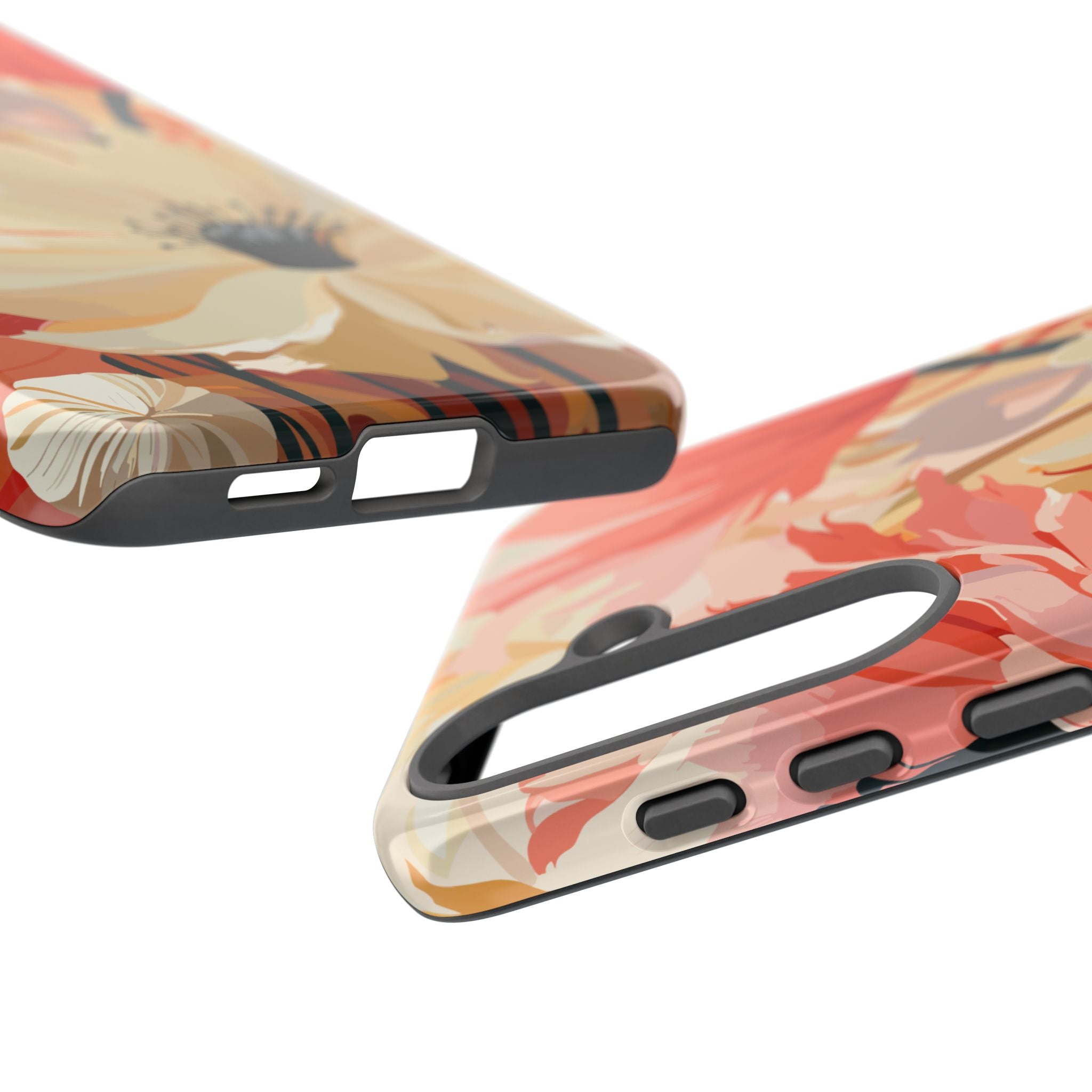Floral Phone Case, Tough Protective Cover for Floral Lovers, Perfect Gift for Friends, Spring Celebration, Art Lovers Gift