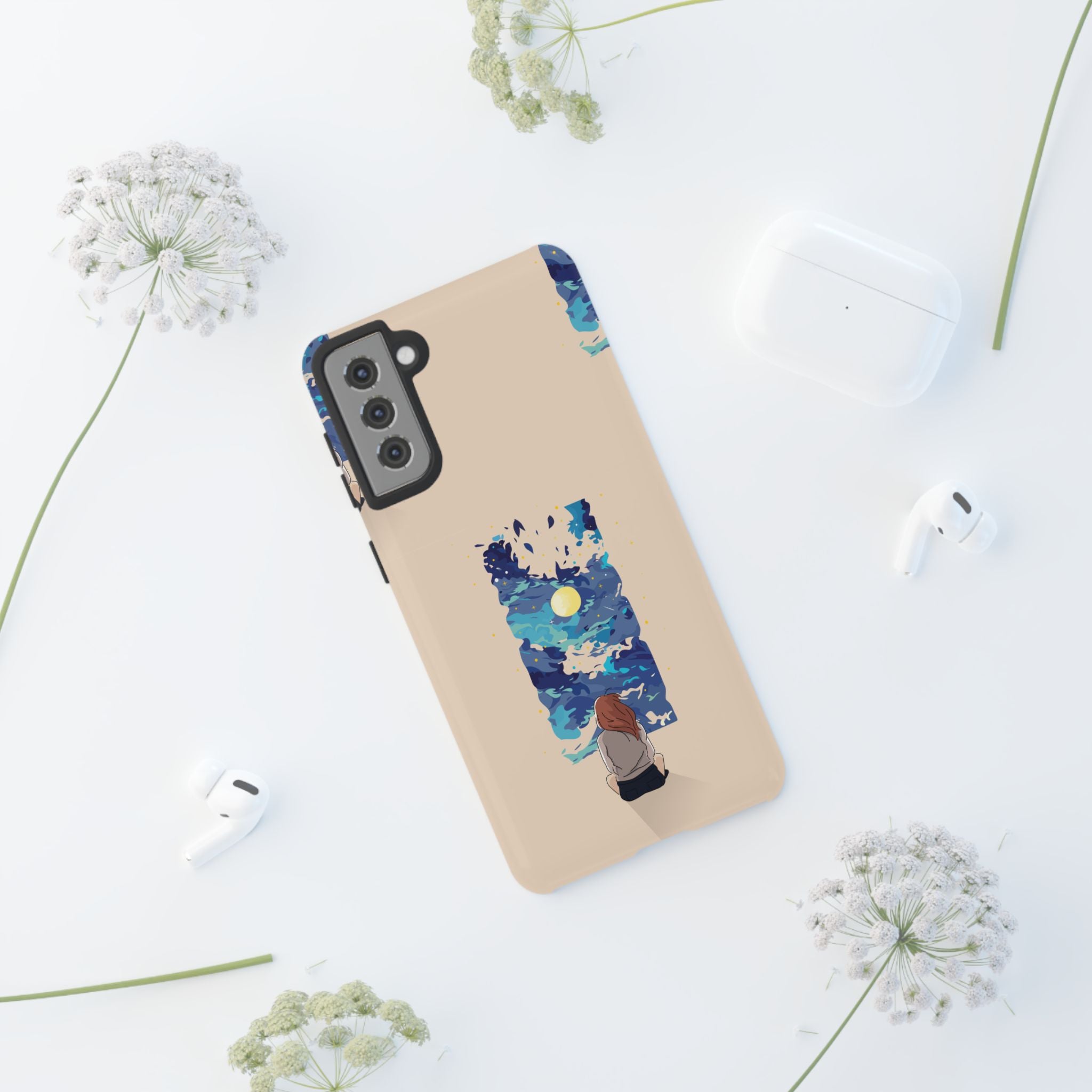 Artistic Phone Case – Expressive Protective Cover, Unique Gift for Her, Birthday Present, Eco-Friendly Mobile Accessory, Smartphone Case