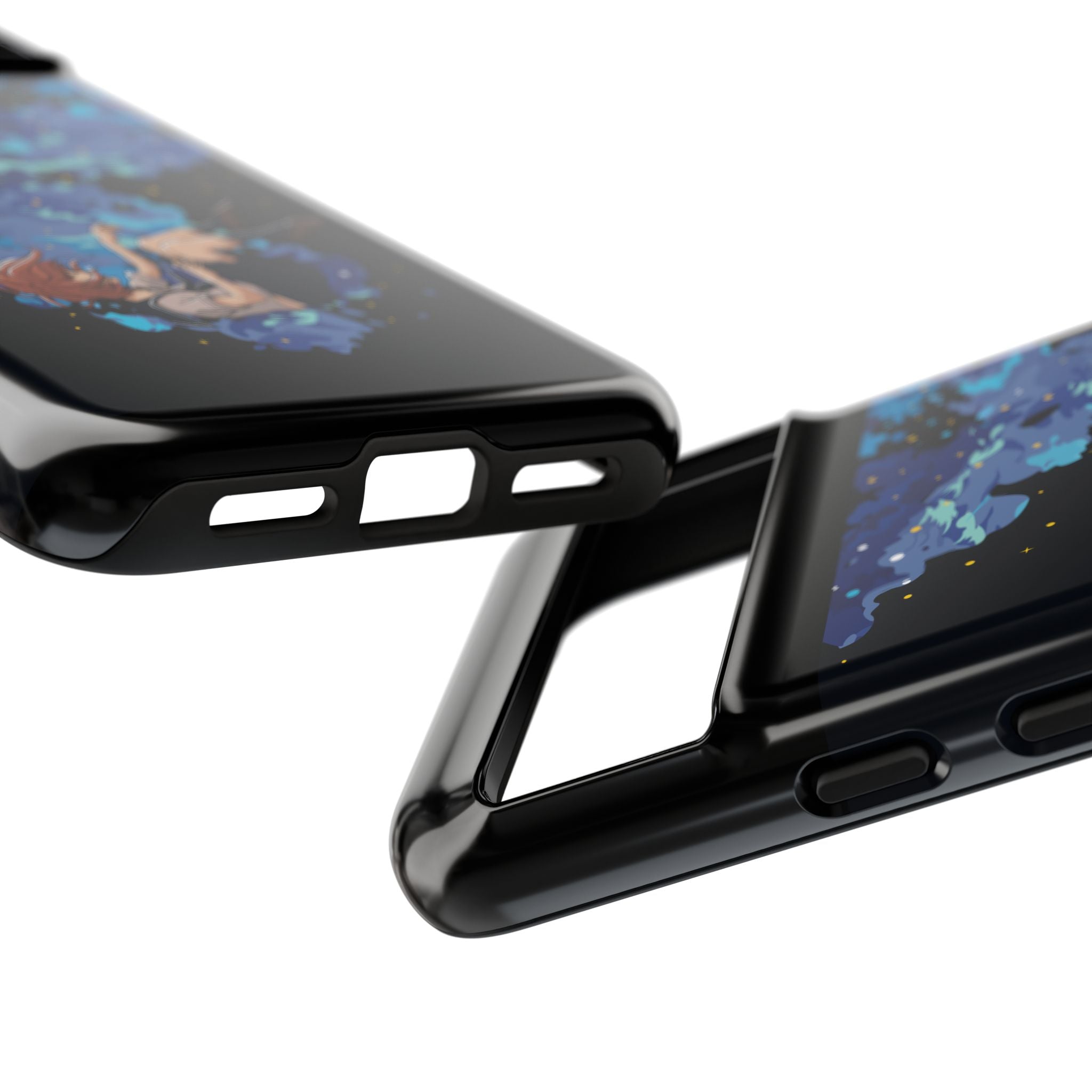 Tough Cases Phone Case - Artistic Galaxy Design, Cute Sleeve for Teens, Gift for Students, Unique Mobile Accessory, Trendy Tech Protection