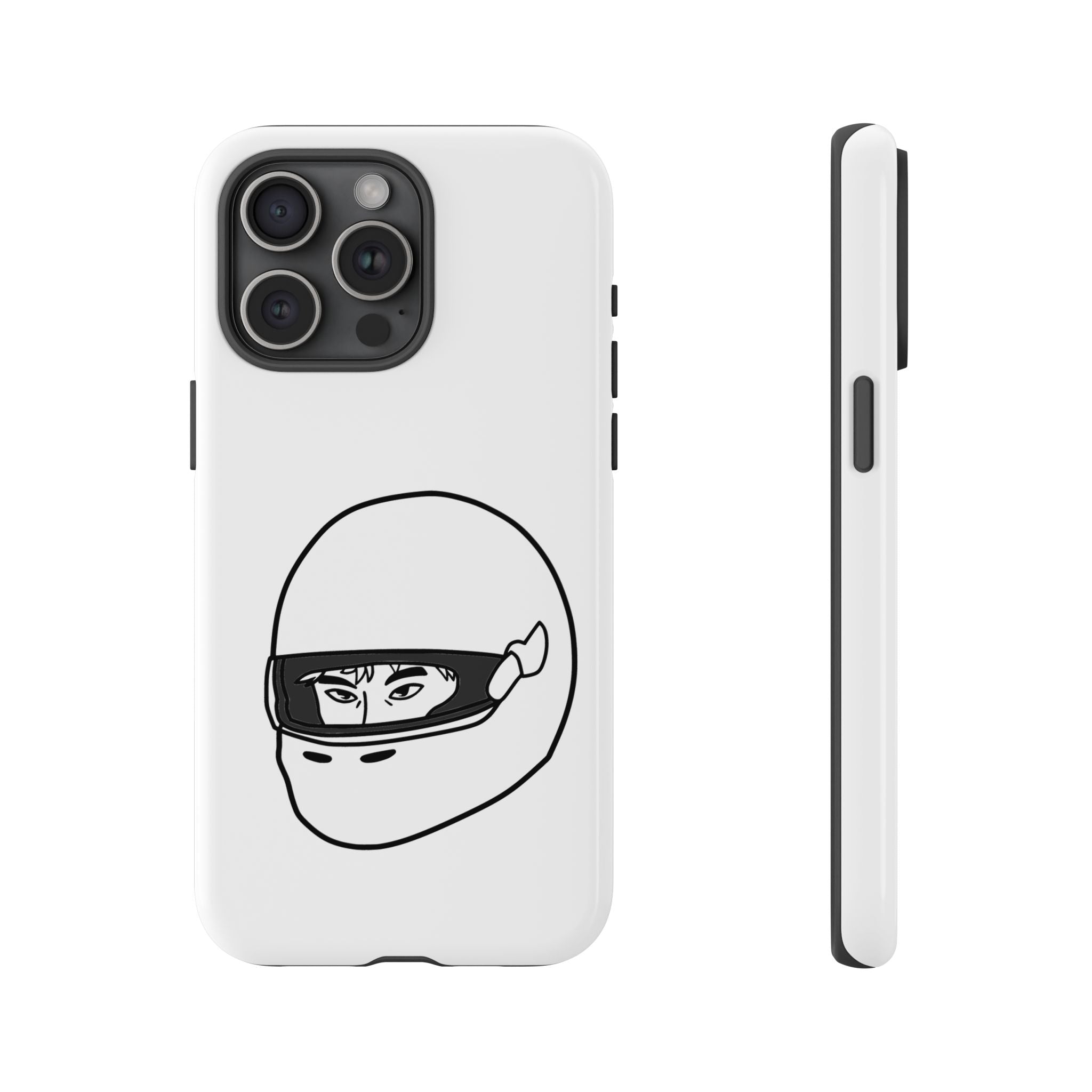 Stylish Phone Case with Racing Helmet Design | Tough Cases | Unique Gift, Motorcycle Enthusiast, Race Lover, Custom Accessory, Everyday Use