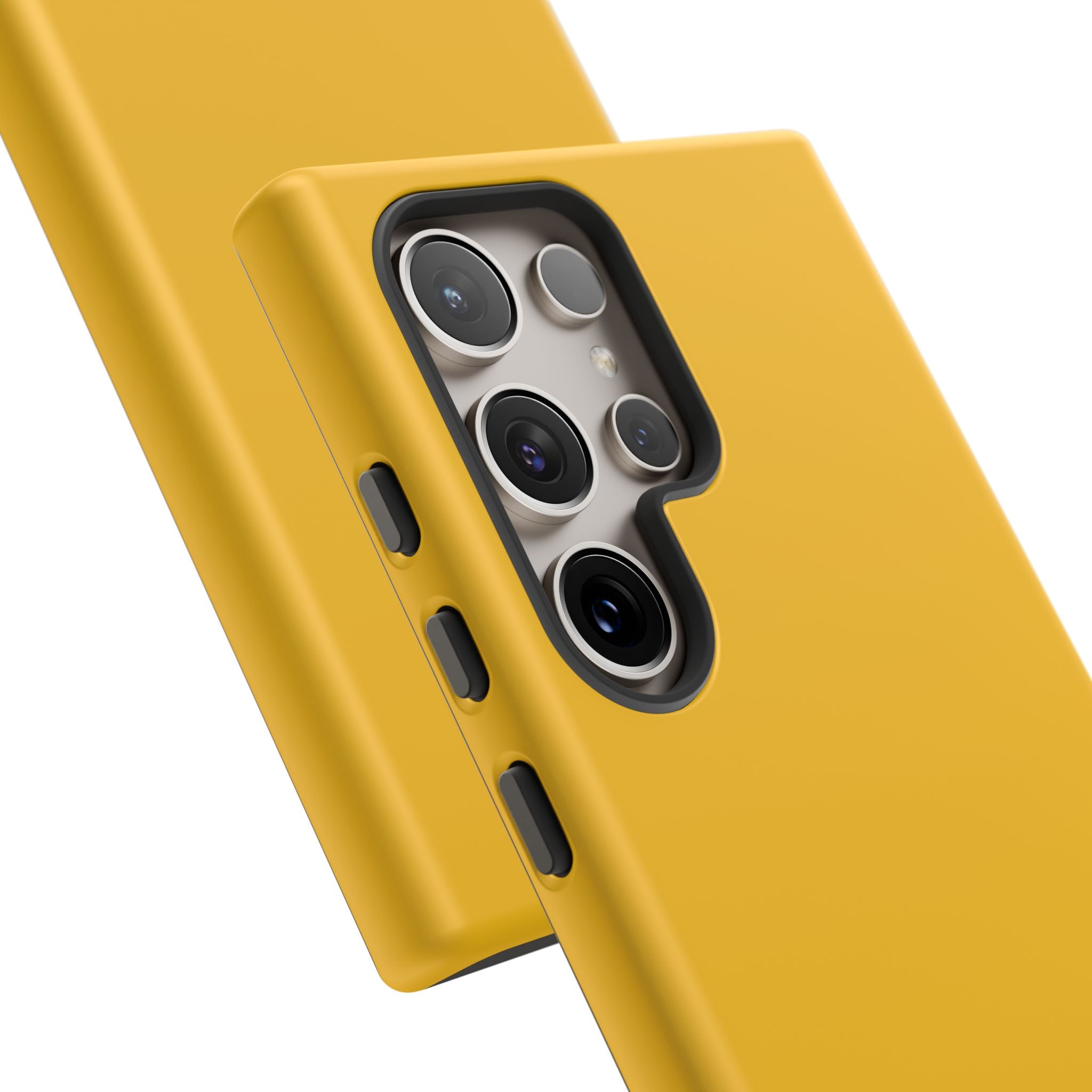 Motorcycle Phone Case, Tough Phone Cover, Gift for Bikers, Durable Tech Accessory, Yellow Motorcycle Design