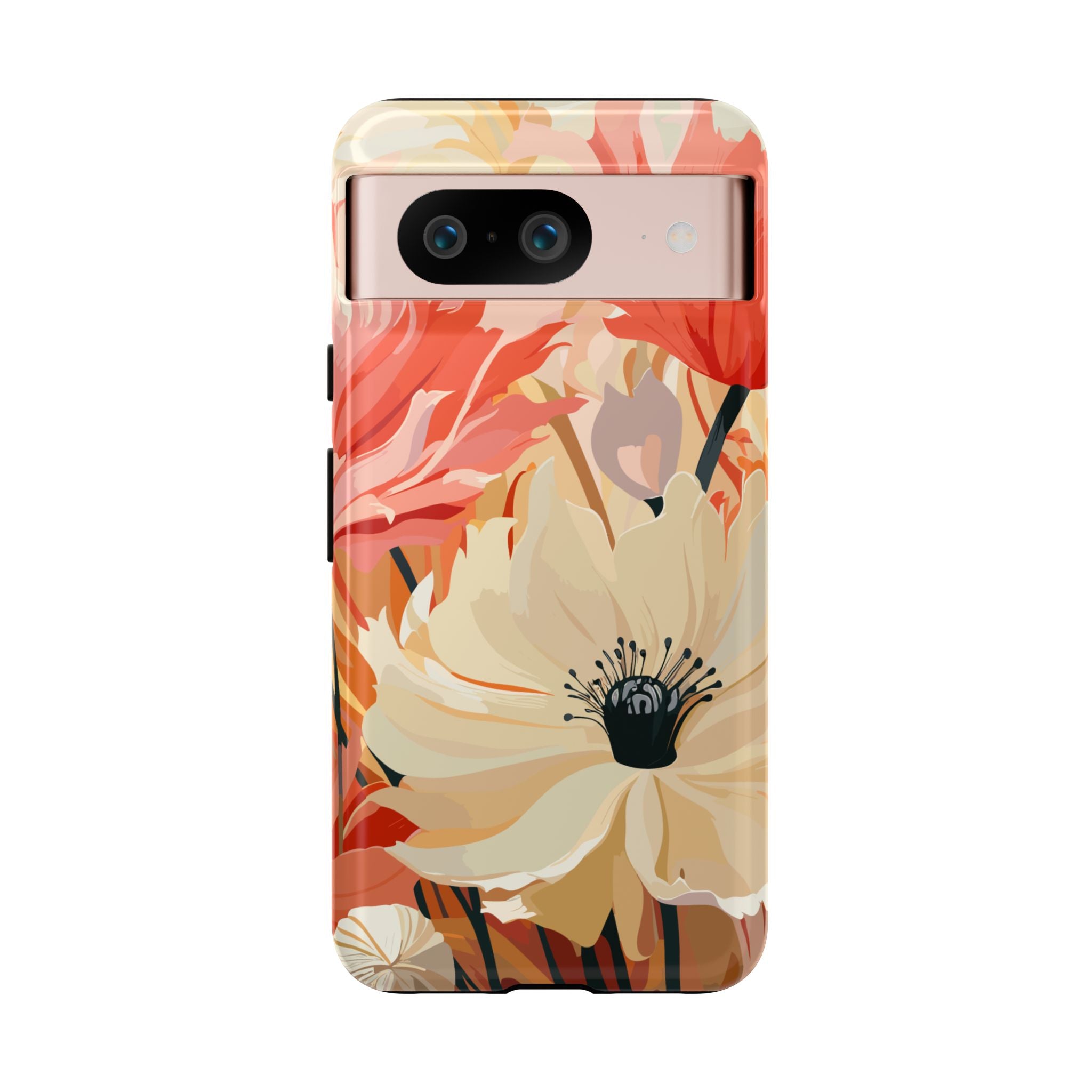 Floral Phone Case, Tough Protective Cover for Floral Lovers, Perfect Gift for Friends, Spring Celebration, Art Lovers Gift