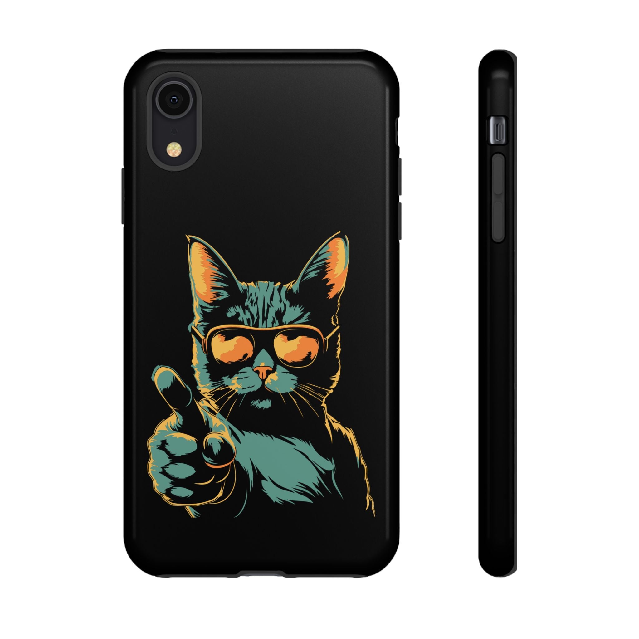 Cool Cat Phone Case, Stylish Phone Cover, Pet Lover Gift, Cute Cat Design, Fun Cat Accessories