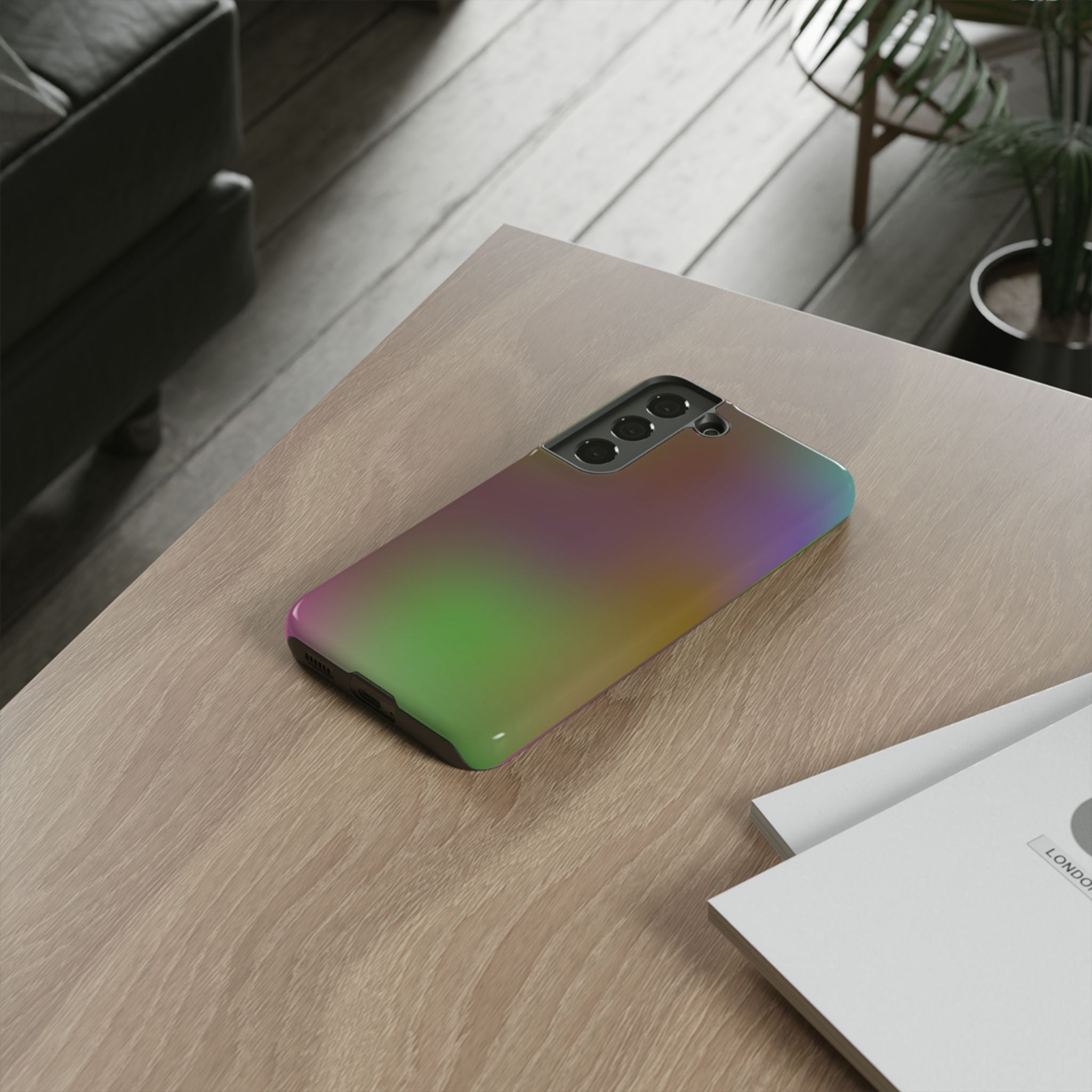 Colorful Gradient Phone Case, Tough Cases for Protection, Stylish Mobile Cover, Unique Gift, Modern Tech Accessory
