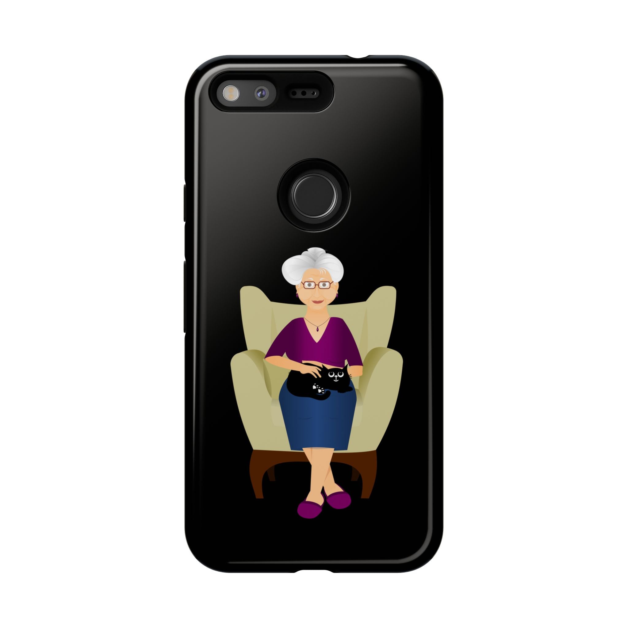 Grandma Phone Case, Tough Phone Cover for Grandparents, Durable Case for Seniors, Unique Gift for Grandmother, Personalized Tech Accessory