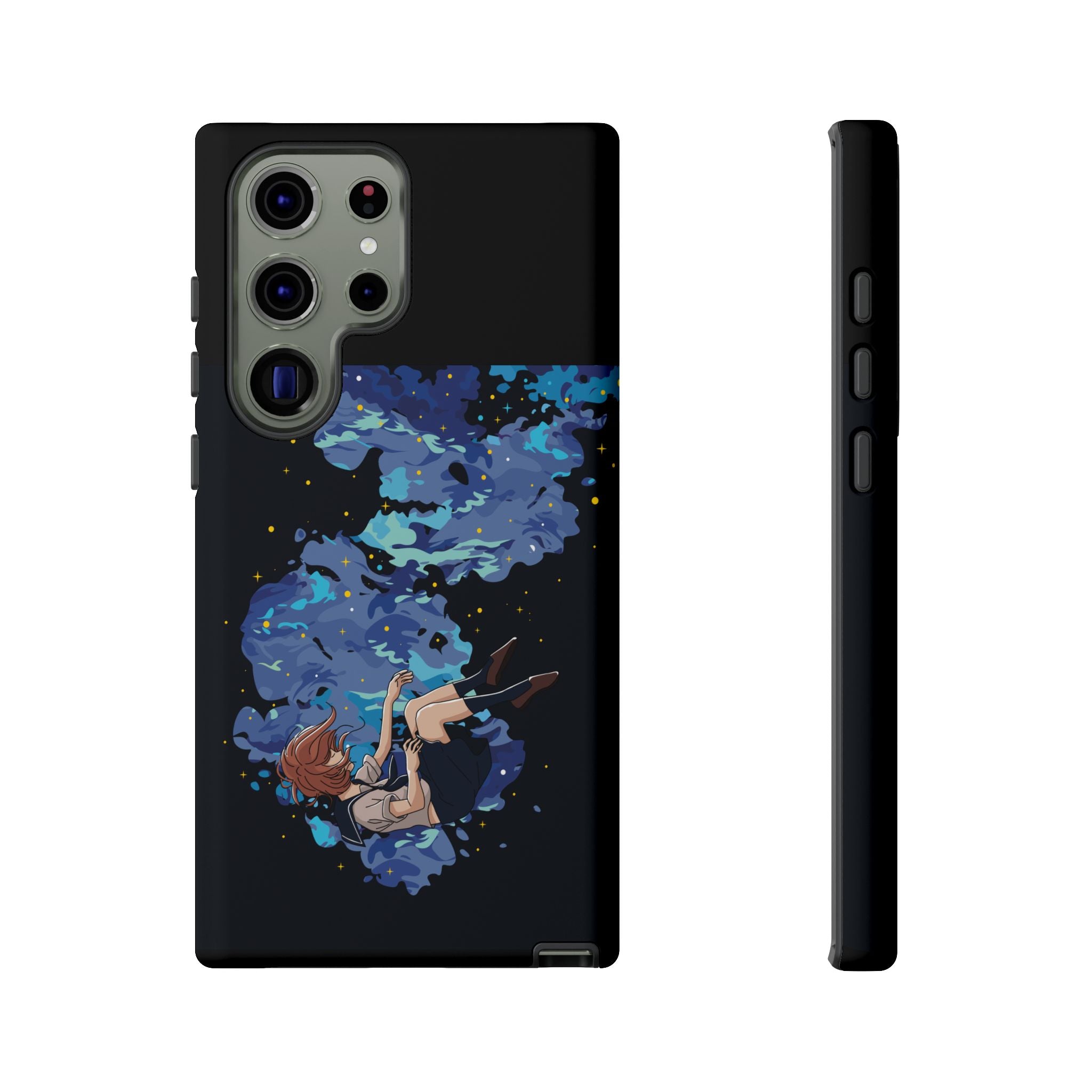 Tough Cases Phone Case - Artistic Galaxy Design, Cute Sleeve for Teens, Gift for Students, Unique Mobile Accessory, Trendy Tech Protection
