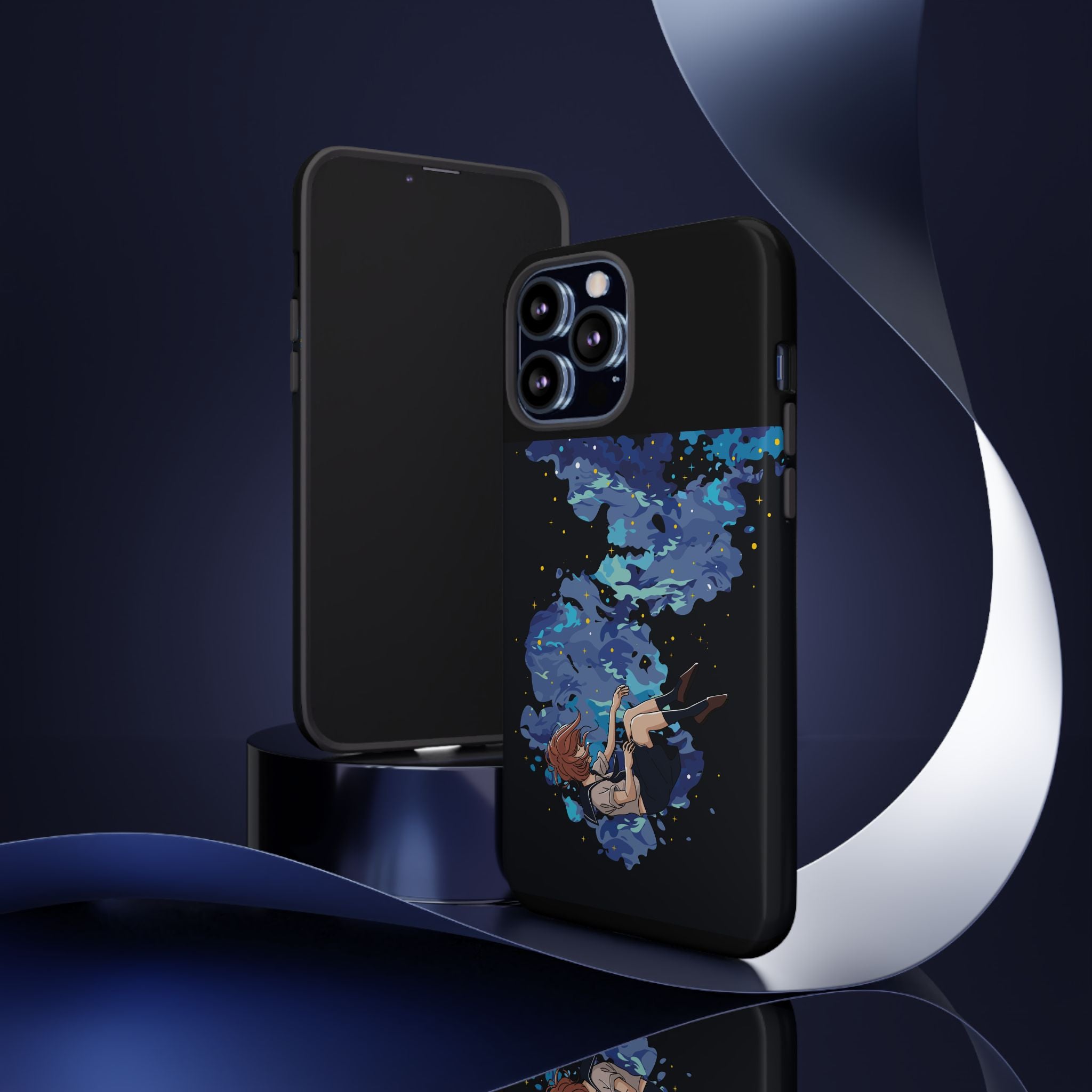 Tough Cases Phone Case - Artistic Galaxy Design, Cute Sleeve for Teens, Gift for Students, Unique Mobile Accessory, Trendy Tech Protection