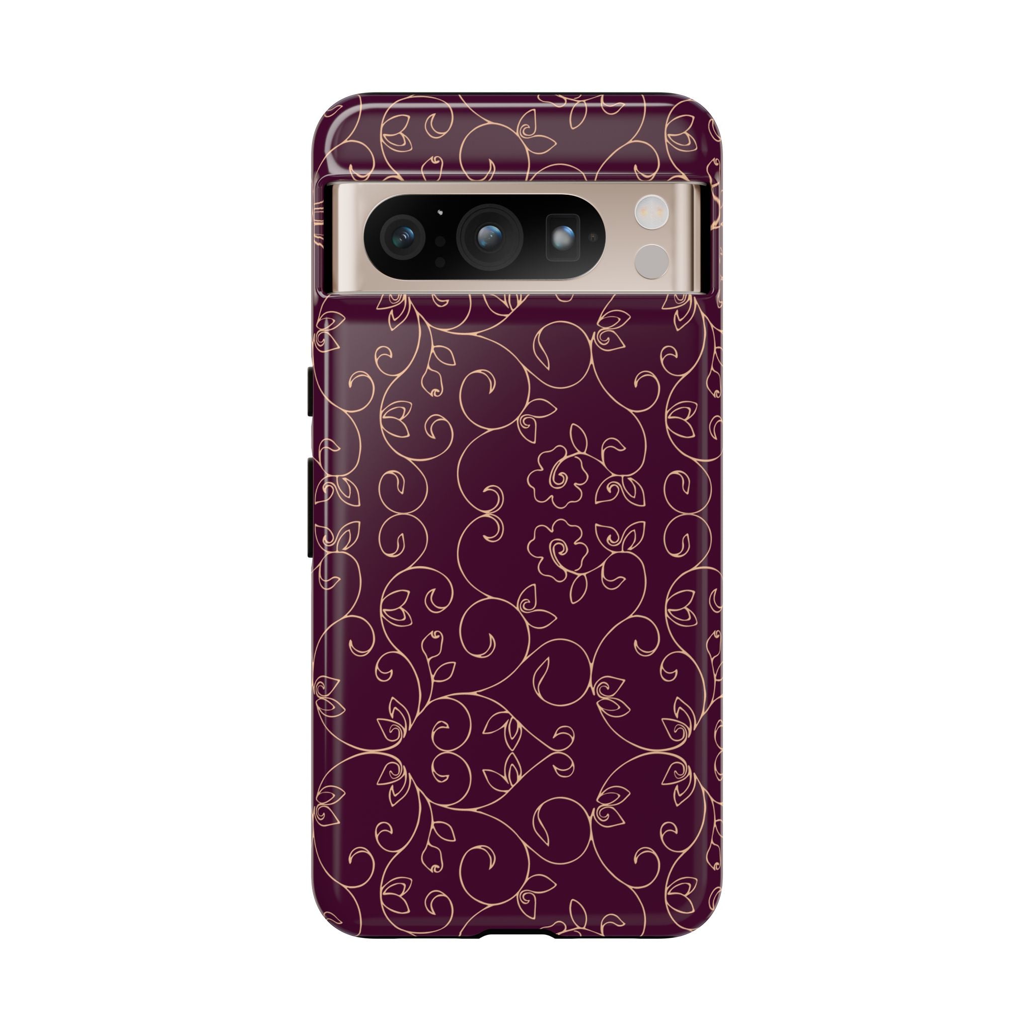 Elegant Floral Phone Case | Durable Mobile Cover, Gift for Her, Floral Design, Stylish Accessory, Phone Protection