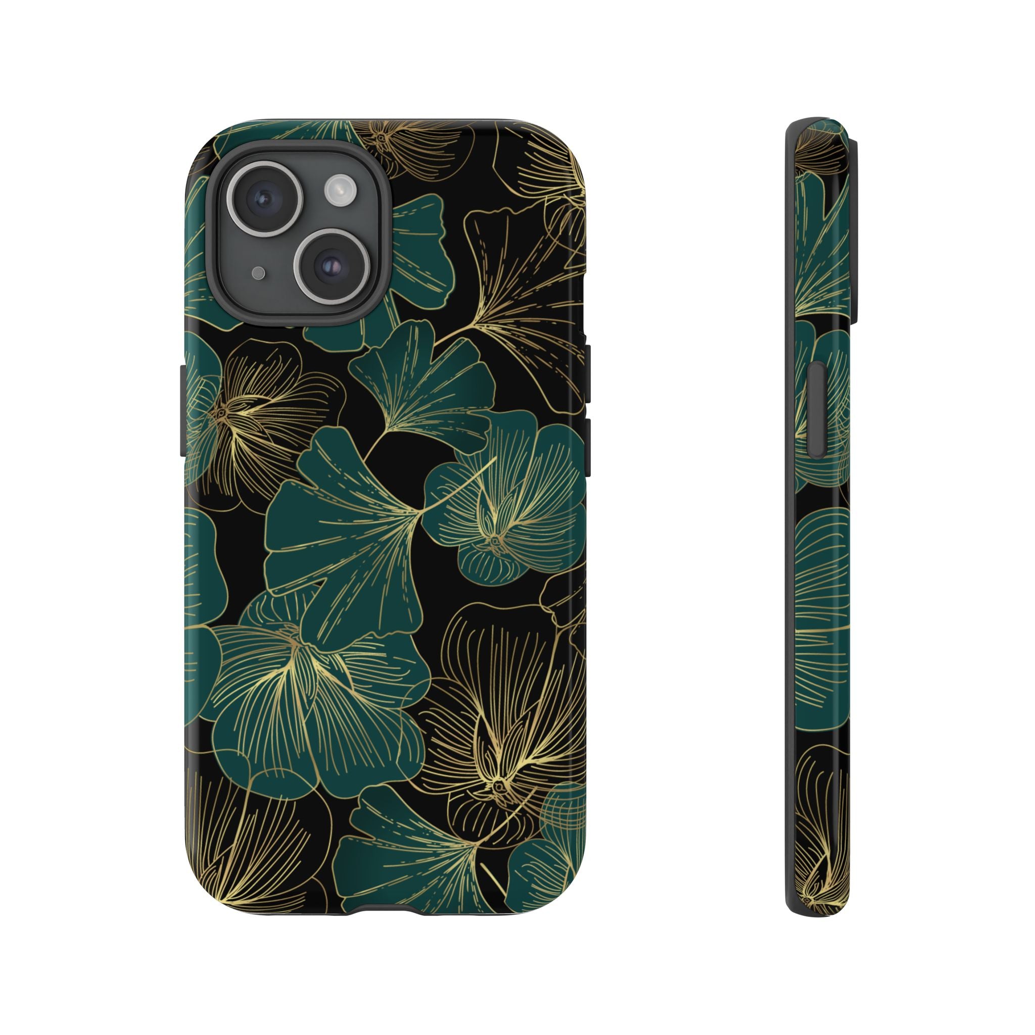 Floral Phone Case - Tough Cases, Protective Cover, Stylish Accessory, Gift for Her, Nature-Inspired Design