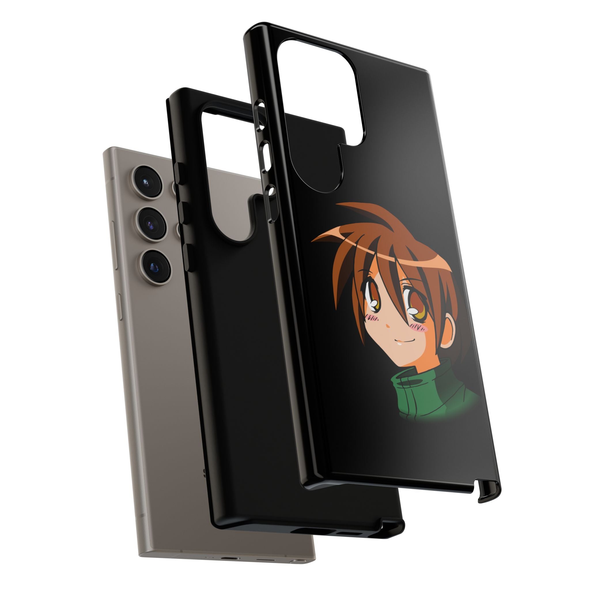 Anime Character Phone Case, Cute Phone Cover, Tough Cases for Teens, Customizable Gift, Geeky Accessories