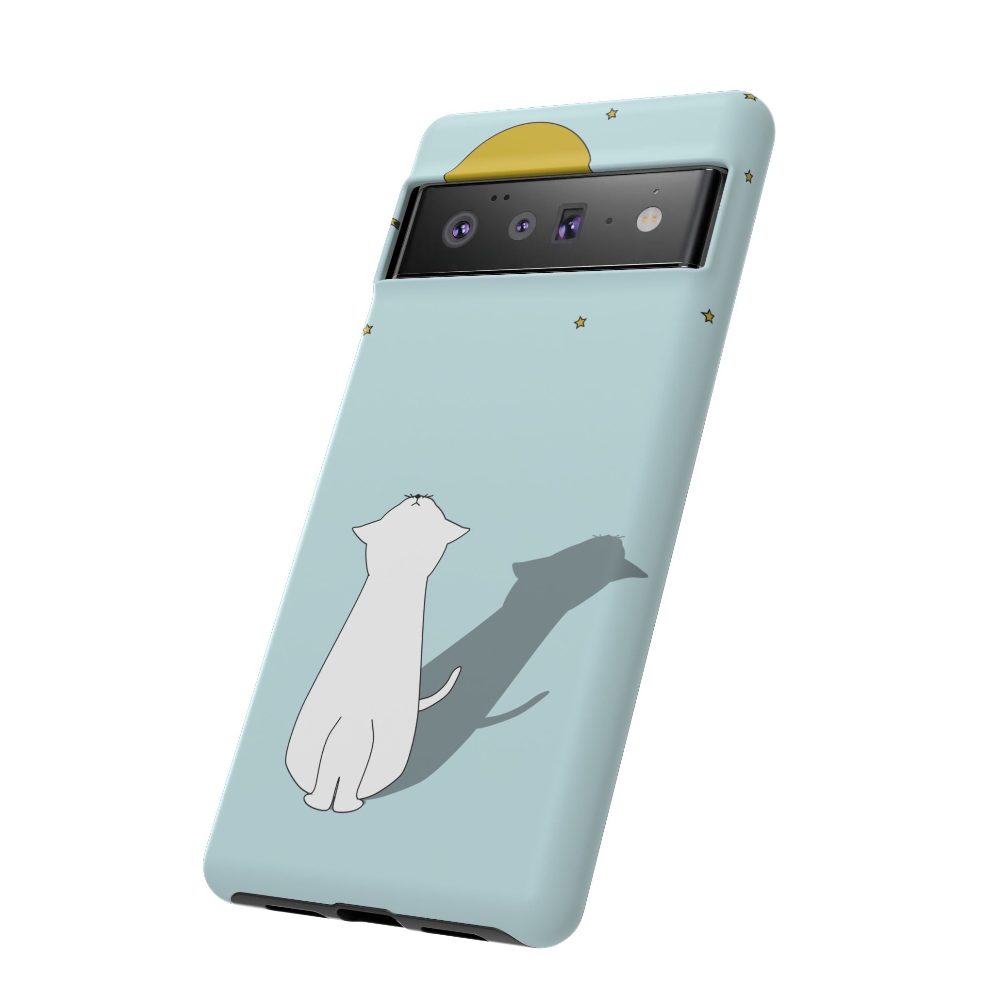 Cute Cat Phone Case, Tough Phone Cover, Pet Lover Gift, Unique Case, Animal Decor, Birthday Gift