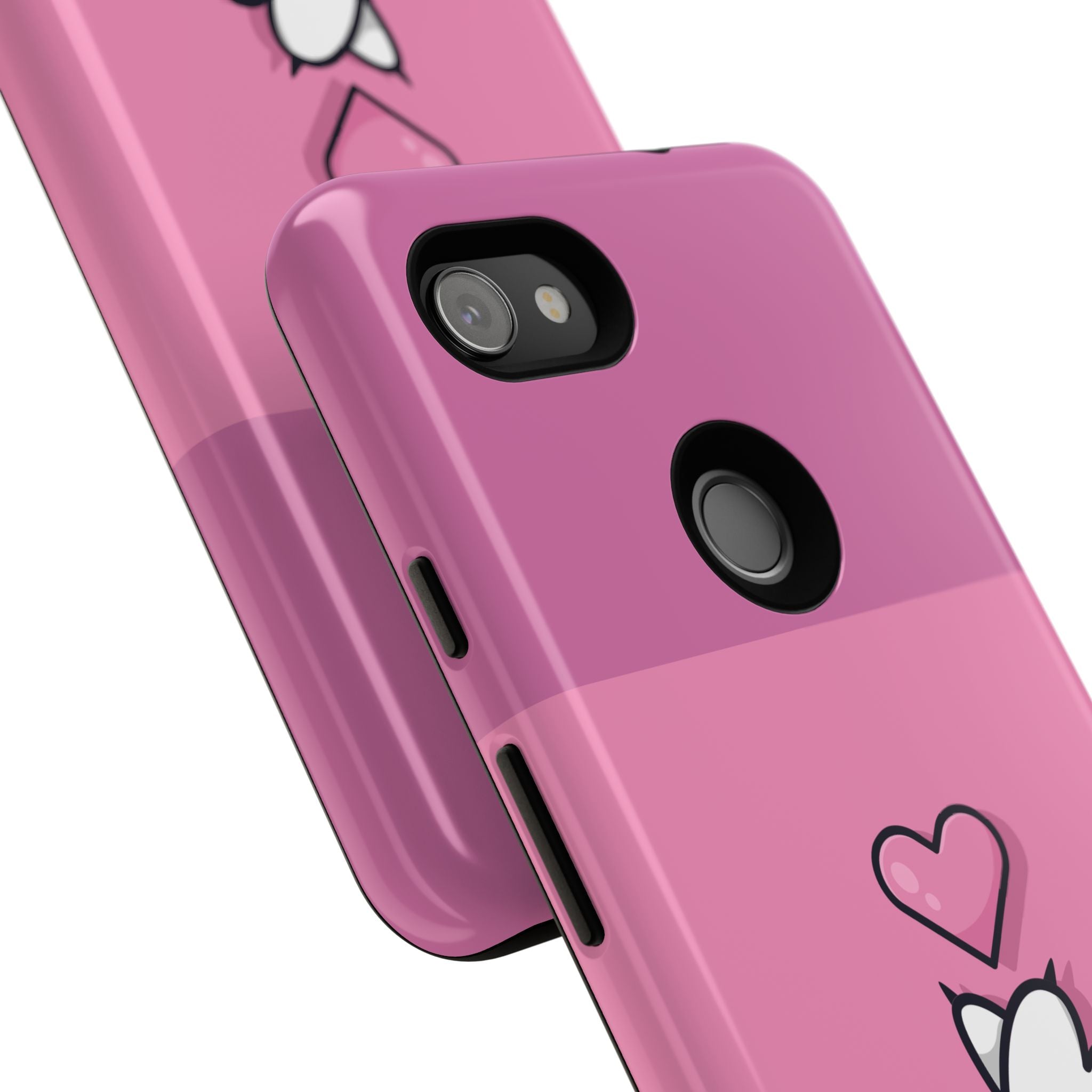 Cute Cat Paw Phone Case, Playful Pet Lover Gift, Animal Print Phone Cover, Heart Design Case, Fun Feminine Case, Kawaii Style