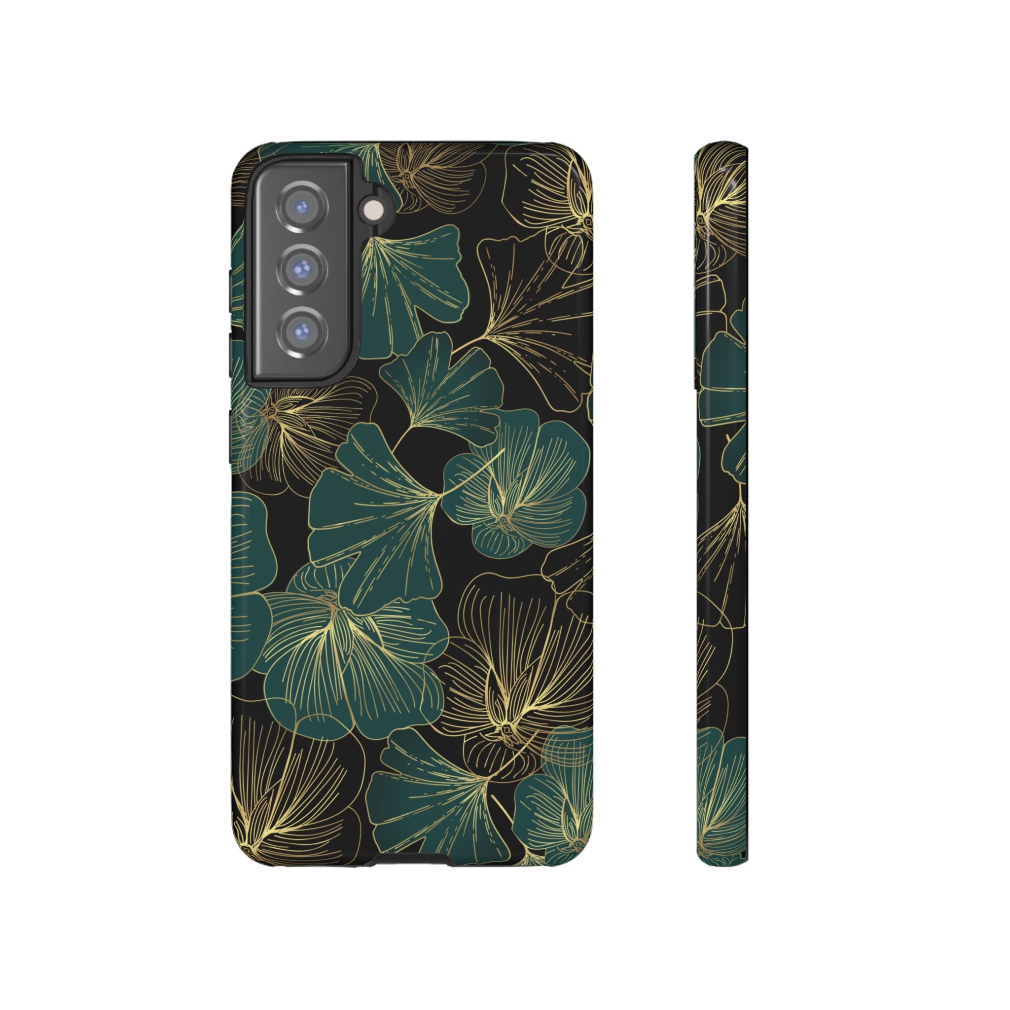 Floral Phone Case - Tough Cases, Protective Cover, Stylish Accessory, Gift for Her, Nature-Inspired Design
