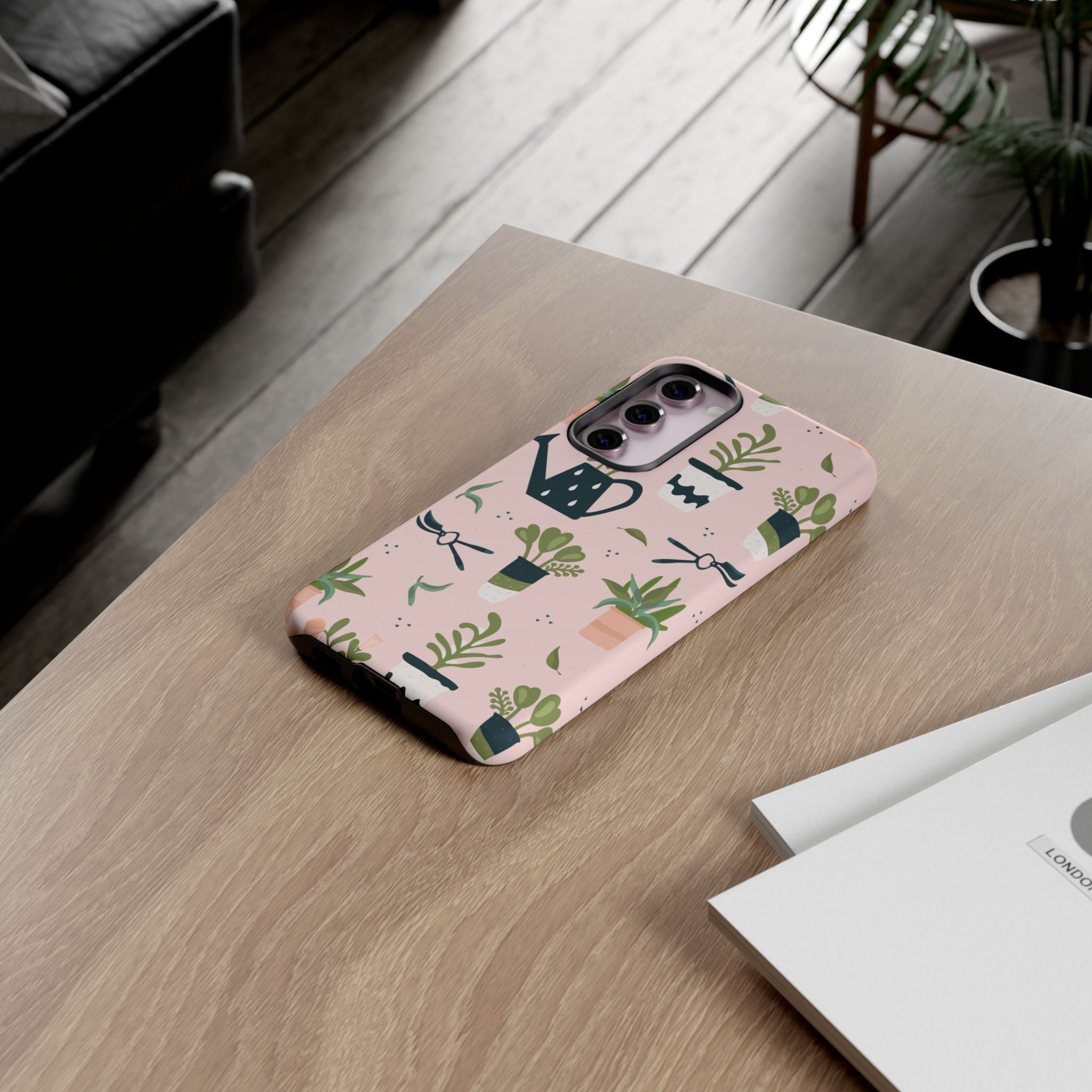 Floral Phone Case, Cute Plant Lover Case, Gift for Gardeners, Phone Cover, Green Thumb Accessories, Mother's Day Gift