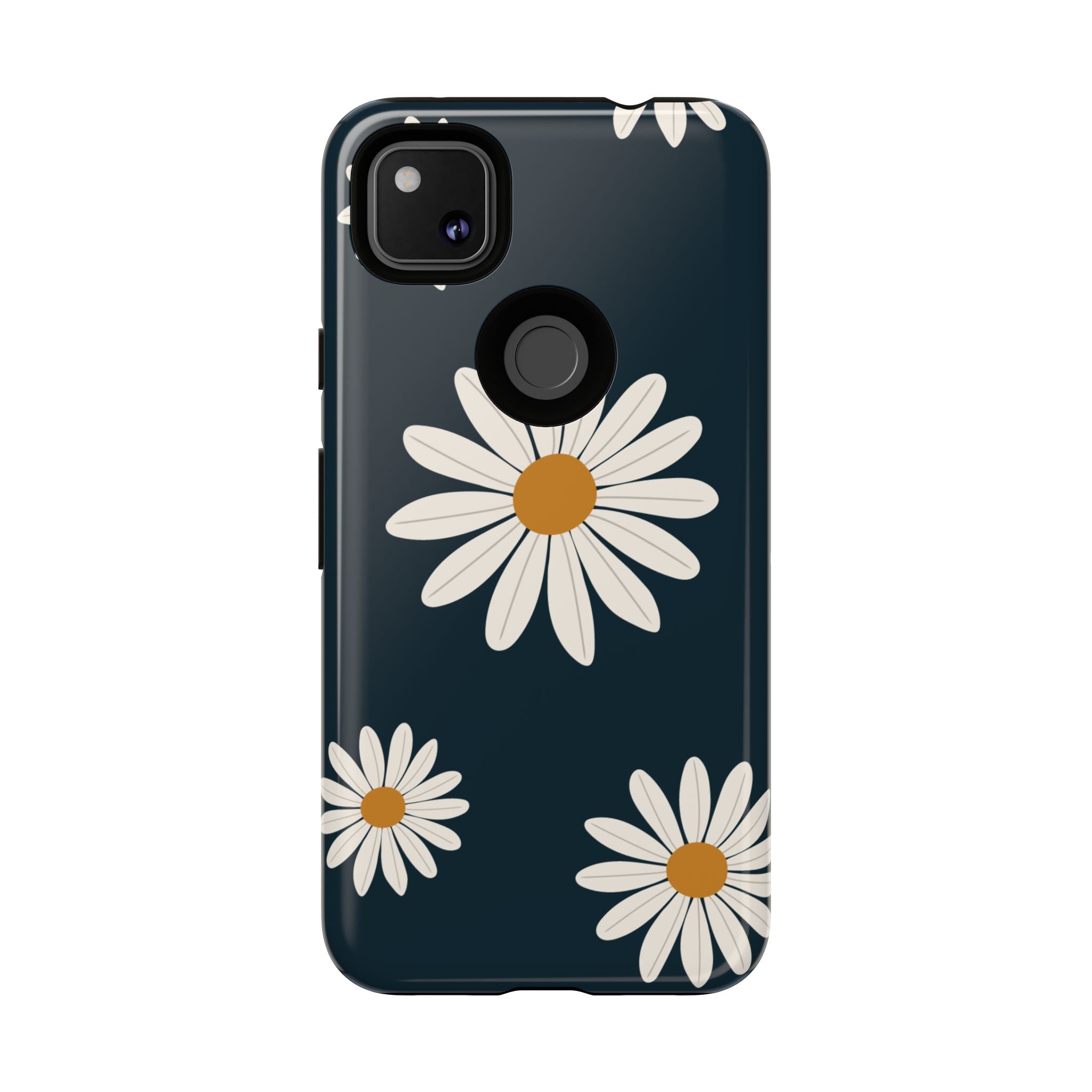 Daisy Phone Case, Floral Phone Cover, Tough Phone Case, Gift for Flower Lovers, Smartphone Accessory, Spring Design