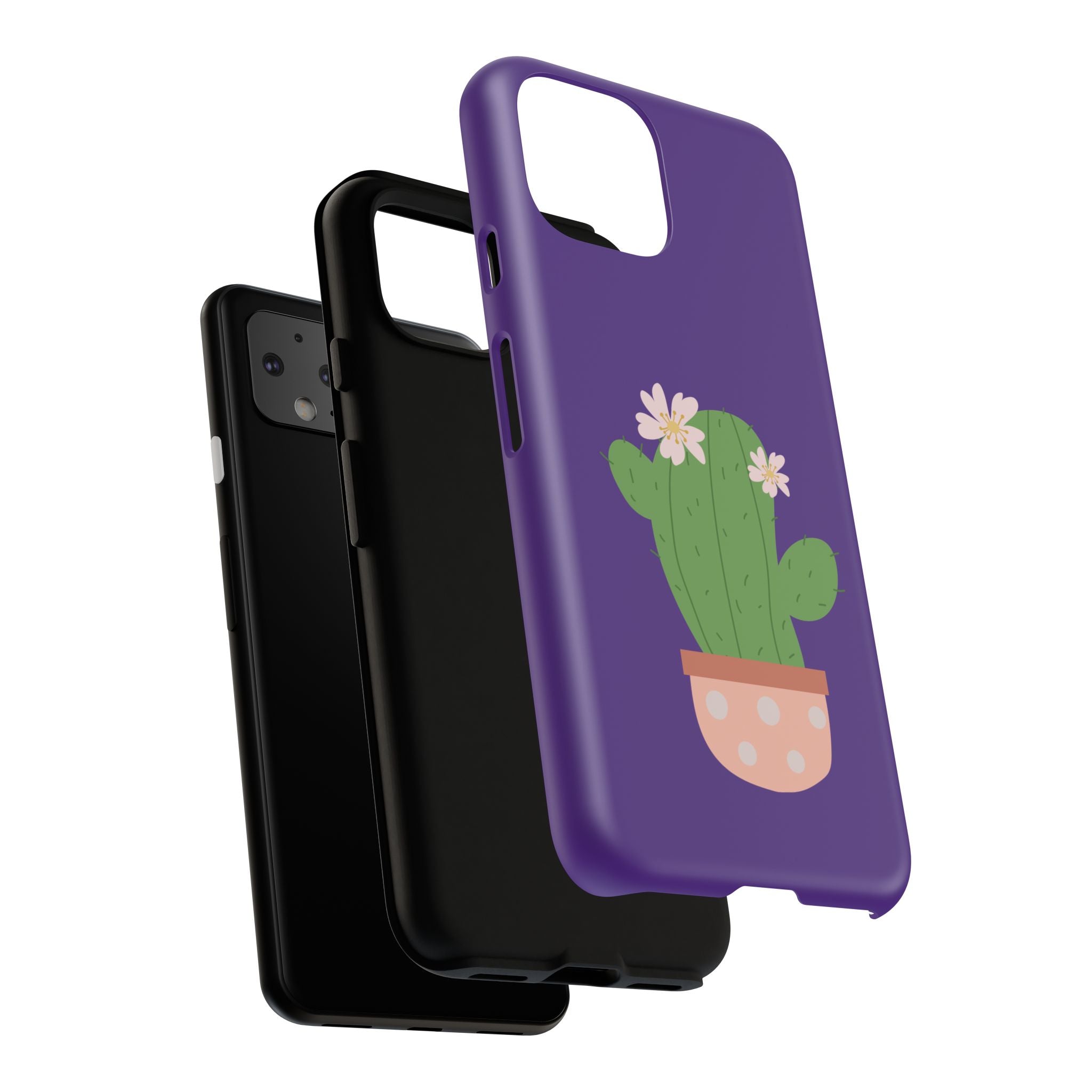 Cactus Phone Case, Tough Cases, Cute Floral, Trending Design, Unique Gift, Phone Accessories, Summer Vibe, Nature Lover
