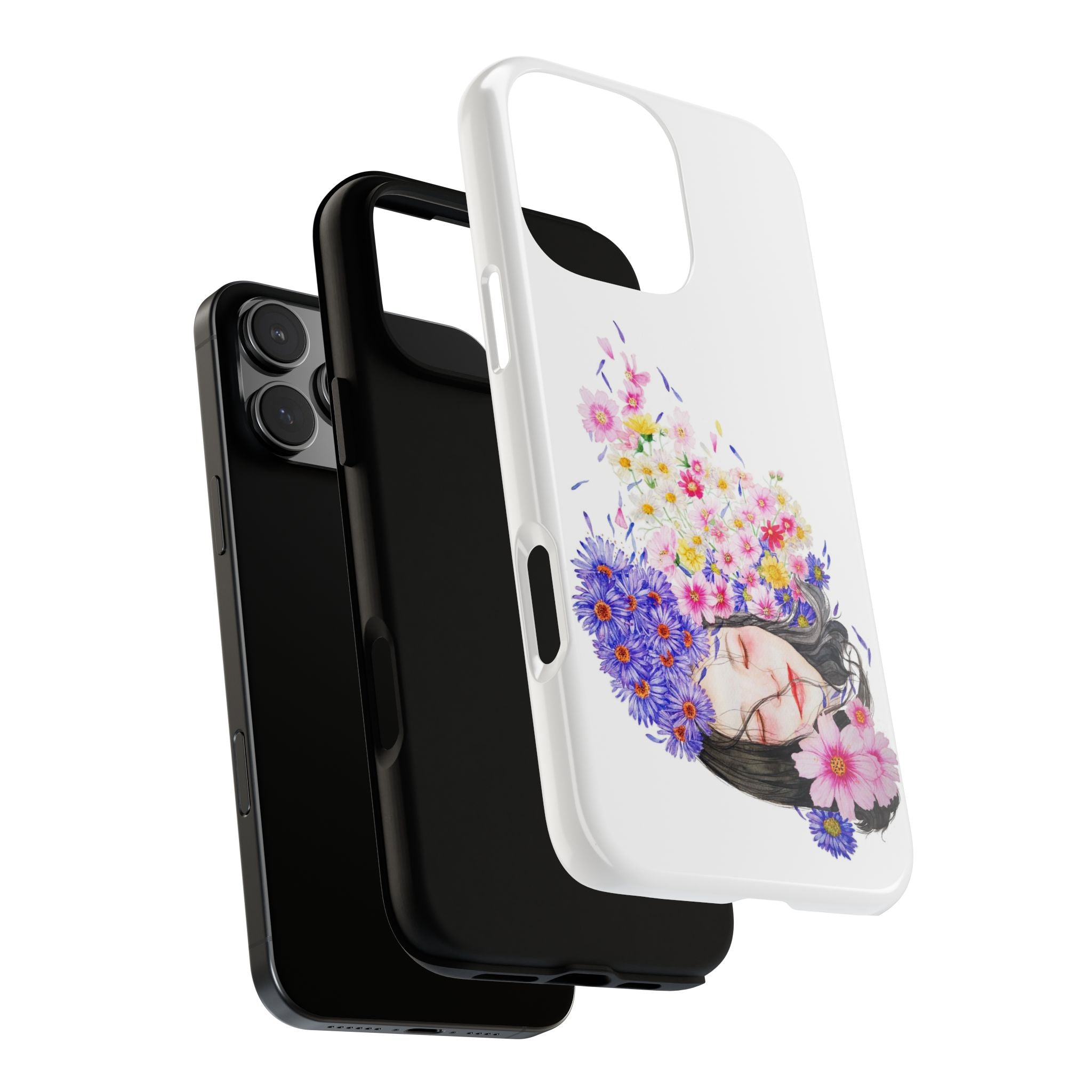Floral Phone Case | Tough Cases | Cute Floral Design, Gift for Her, Spring Accessory, Mother's Day Gift, Stylish Protection