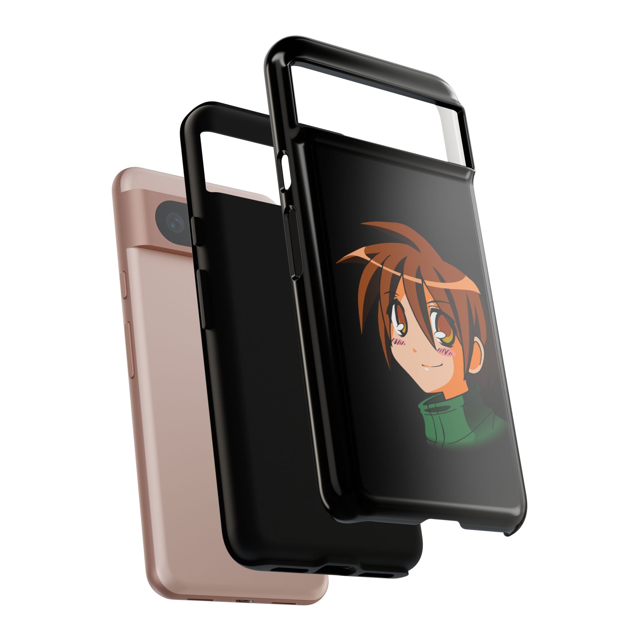 Anime Character Phone Case, Cute Phone Cover, Tough Cases for Teens, Customizable Gift, Geeky Accessories
