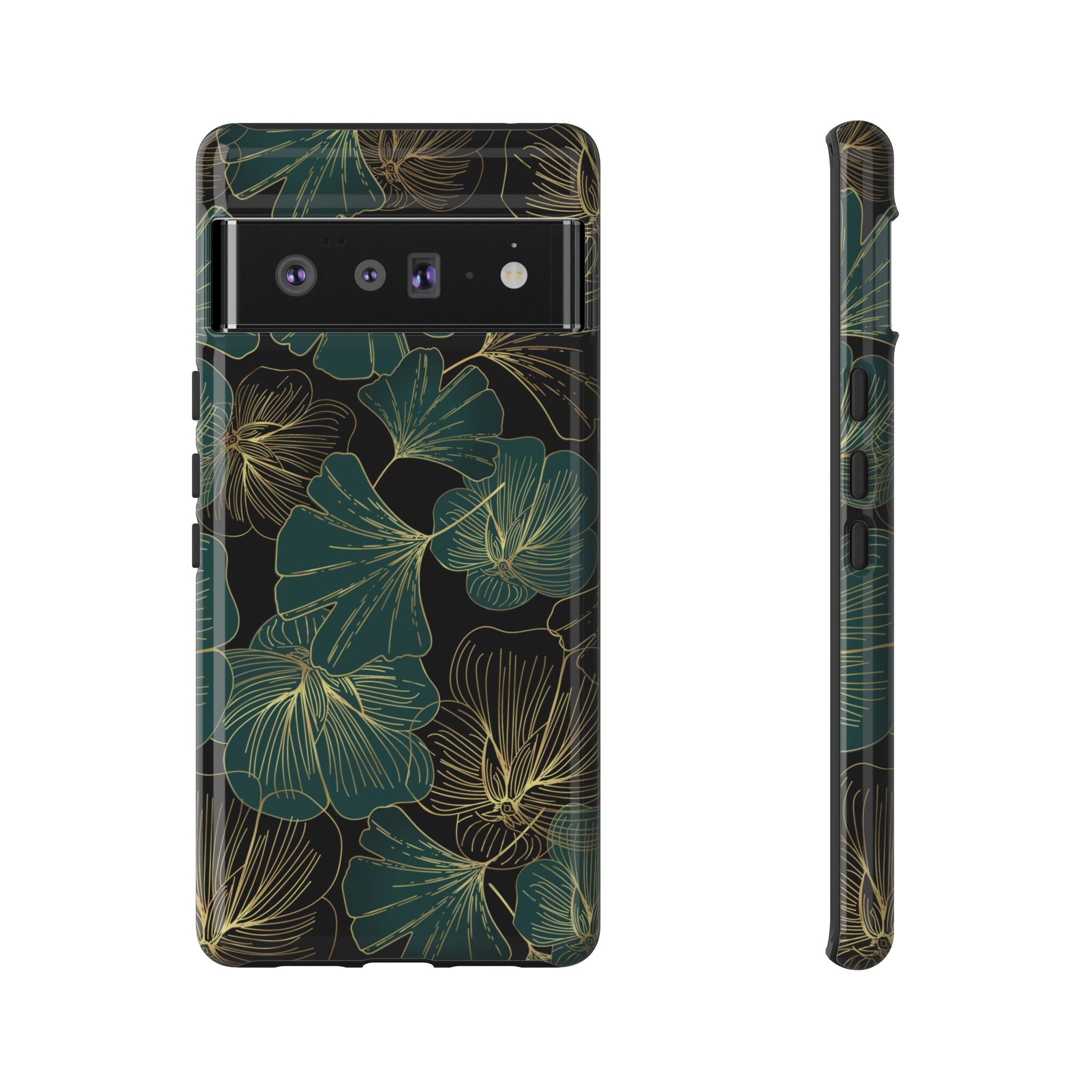 Floral Phone Case - Tough Cases, Protective Cover, Stylish Accessory, Gift for Her, Nature-Inspired Design