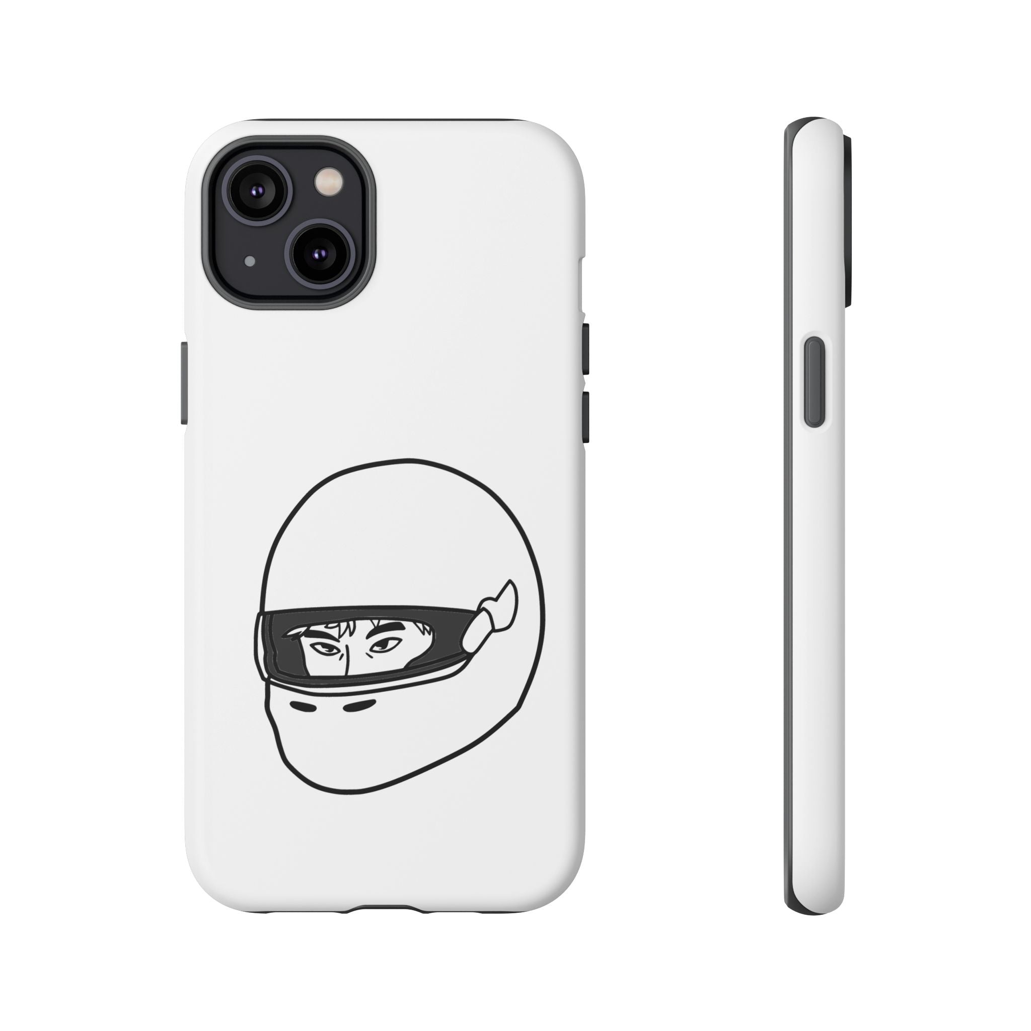Stylish Phone Case with Racing Helmet Design | Tough Cases | Unique Gift, Motorcycle Enthusiast, Race Lover, Custom Accessory, Everyday Use
