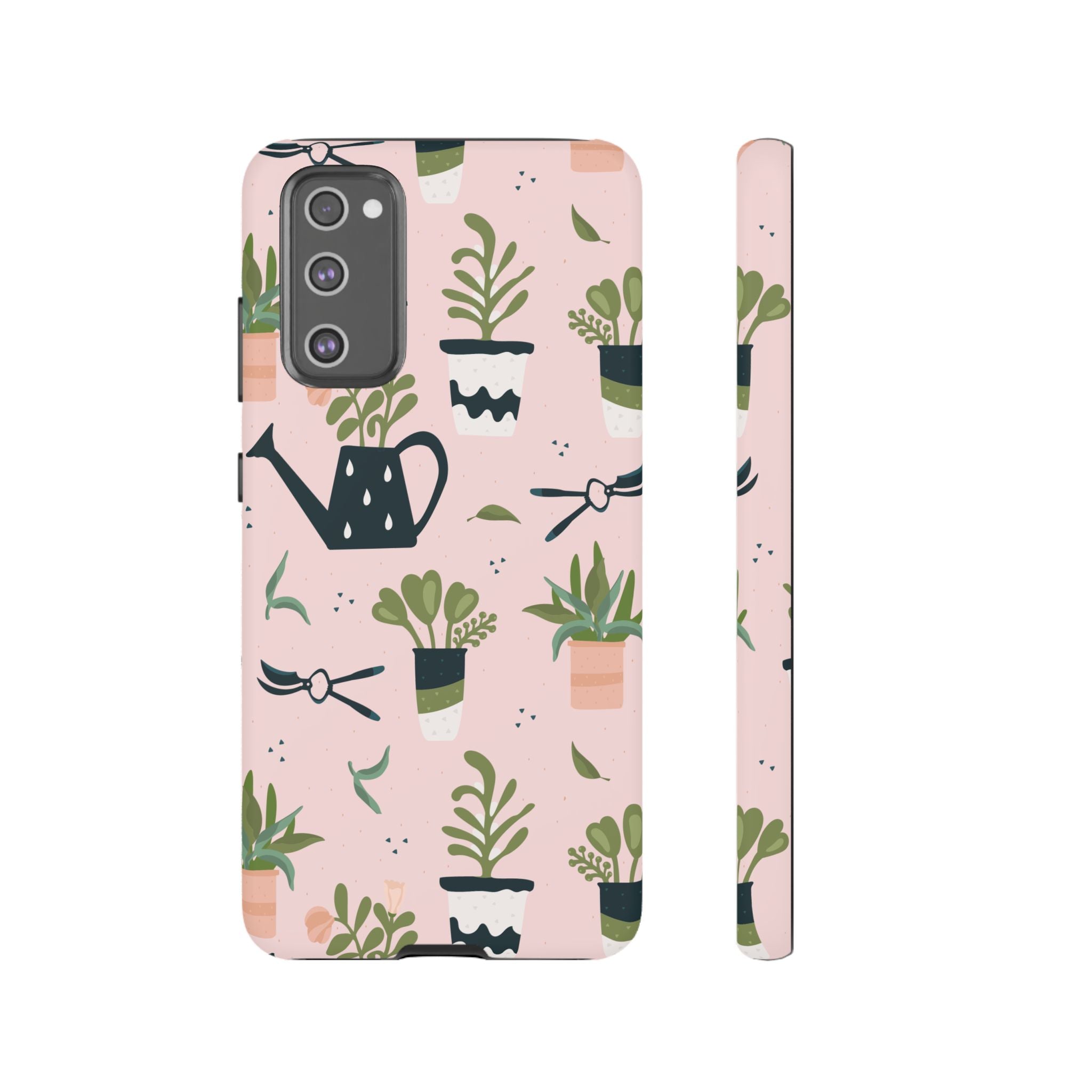 Floral Phone Case, Cute Plant Lover Case, Gift for Gardeners, Phone Cover, Green Thumb Accessories, Mother's Day Gift