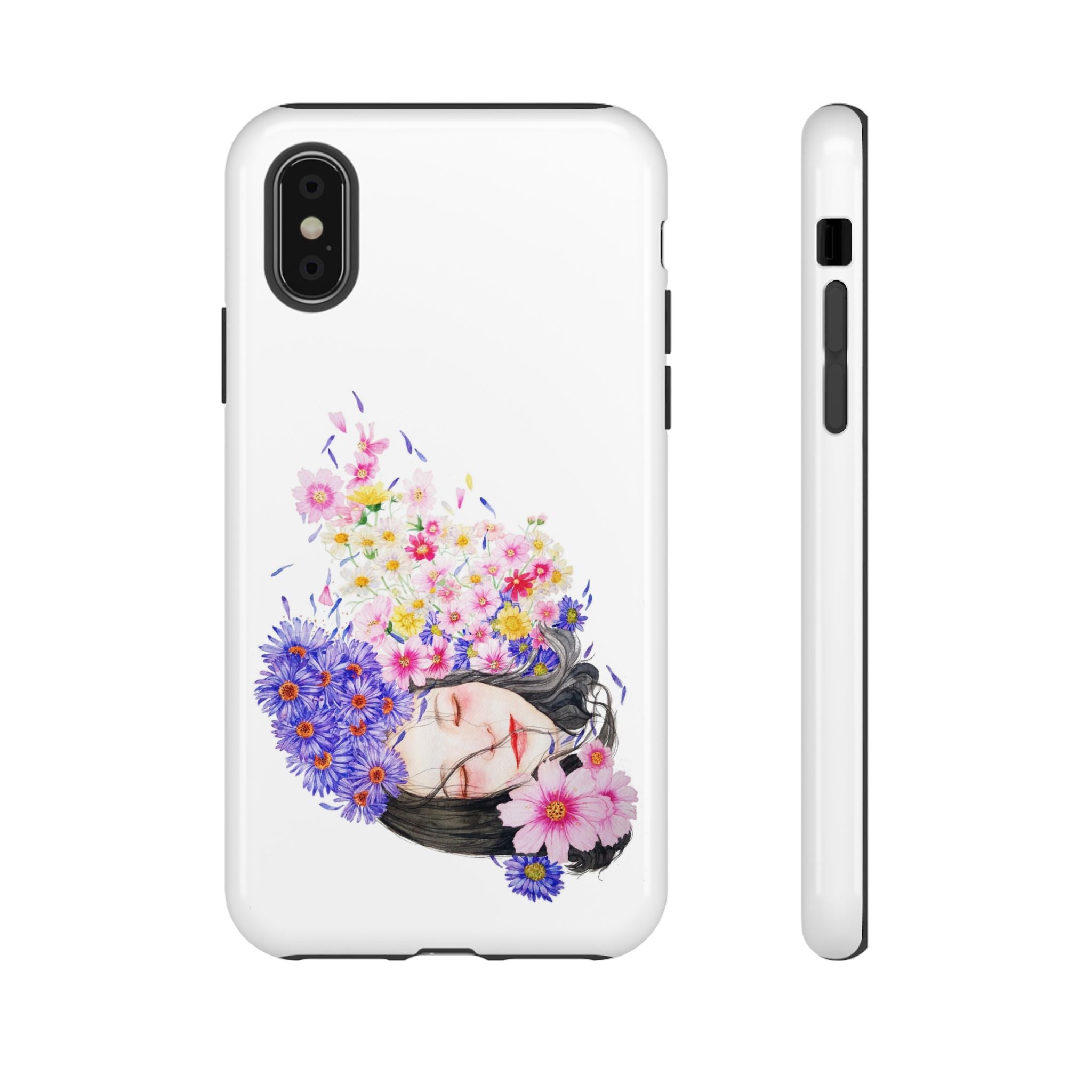 Floral Phone Case | Tough Cases | Cute Floral Design, Gift for Her, Spring Accessory, Mother's Day Gift, Stylish Protection