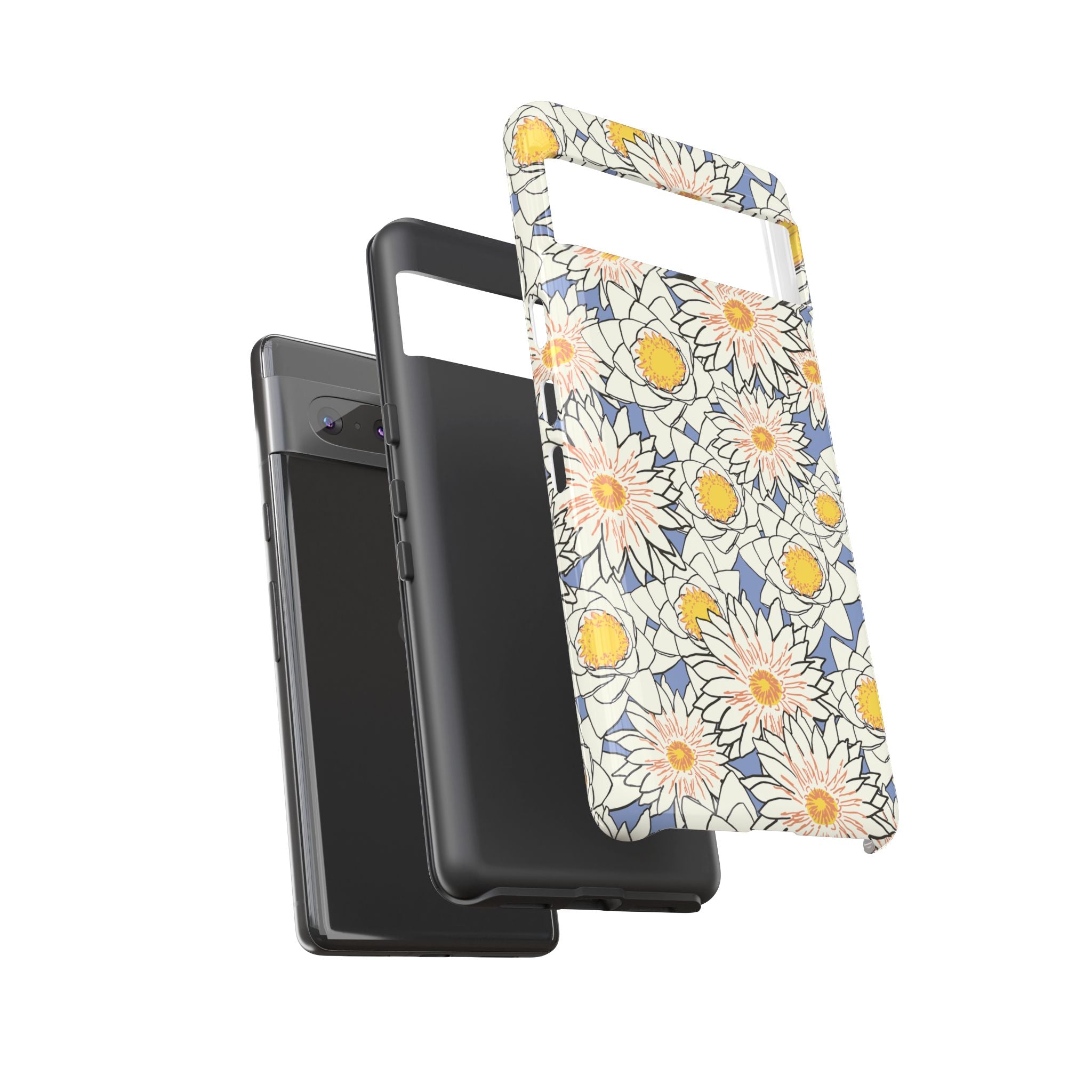 Stylish Phone Case, Floral Protective Cover, Gift for Nature Lovers, Trendy Tech Accessory, Customizable Phone Case