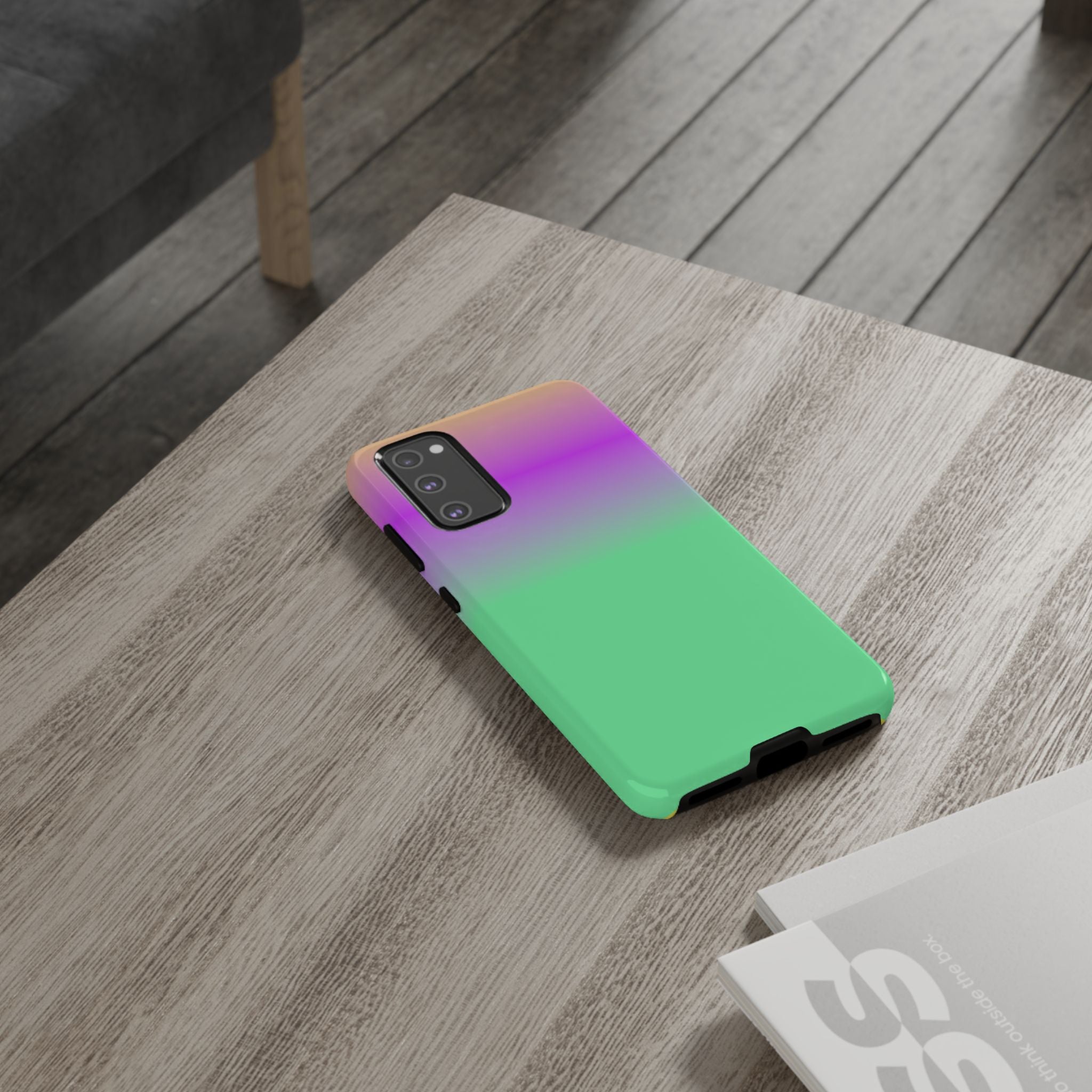 Vibrant Phone Case, Stylish Tech Accessory, Fun Gift Idea, Unique Mobile Cover, Trendy Gradient Design