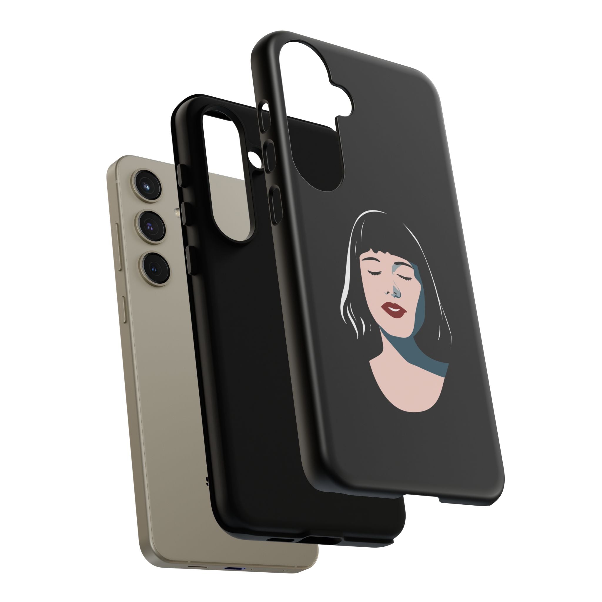 Aesthetic Phone Case, Art Deco iPhone Cover, Minimalist Cell Phone Protector, Gift for Her, Stylish Mobile Accessories