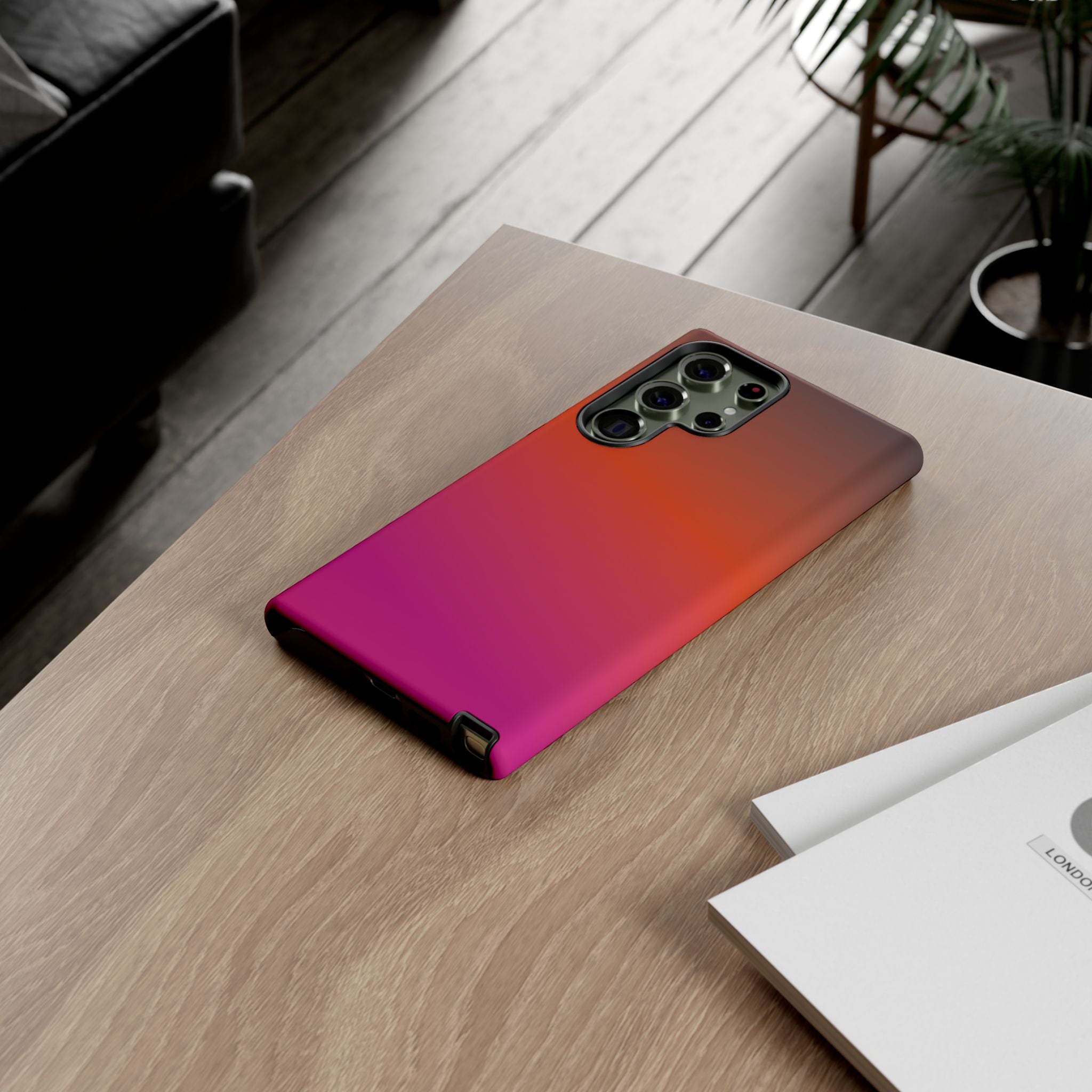 Gradient Phone Case, Custom Tough Case, Durable Phone Accessory, Vibrant Design, Gift for Tech Lovers, Birthday and Holiday Present