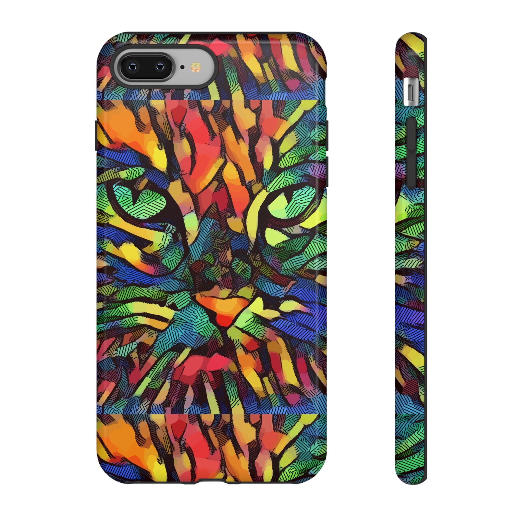 Colorful Phone Cases for Vibrant Style - Tough Cases, Unique Gifts, Animal Print, Artistic Design, Phone Accessories, Eco-Friendly