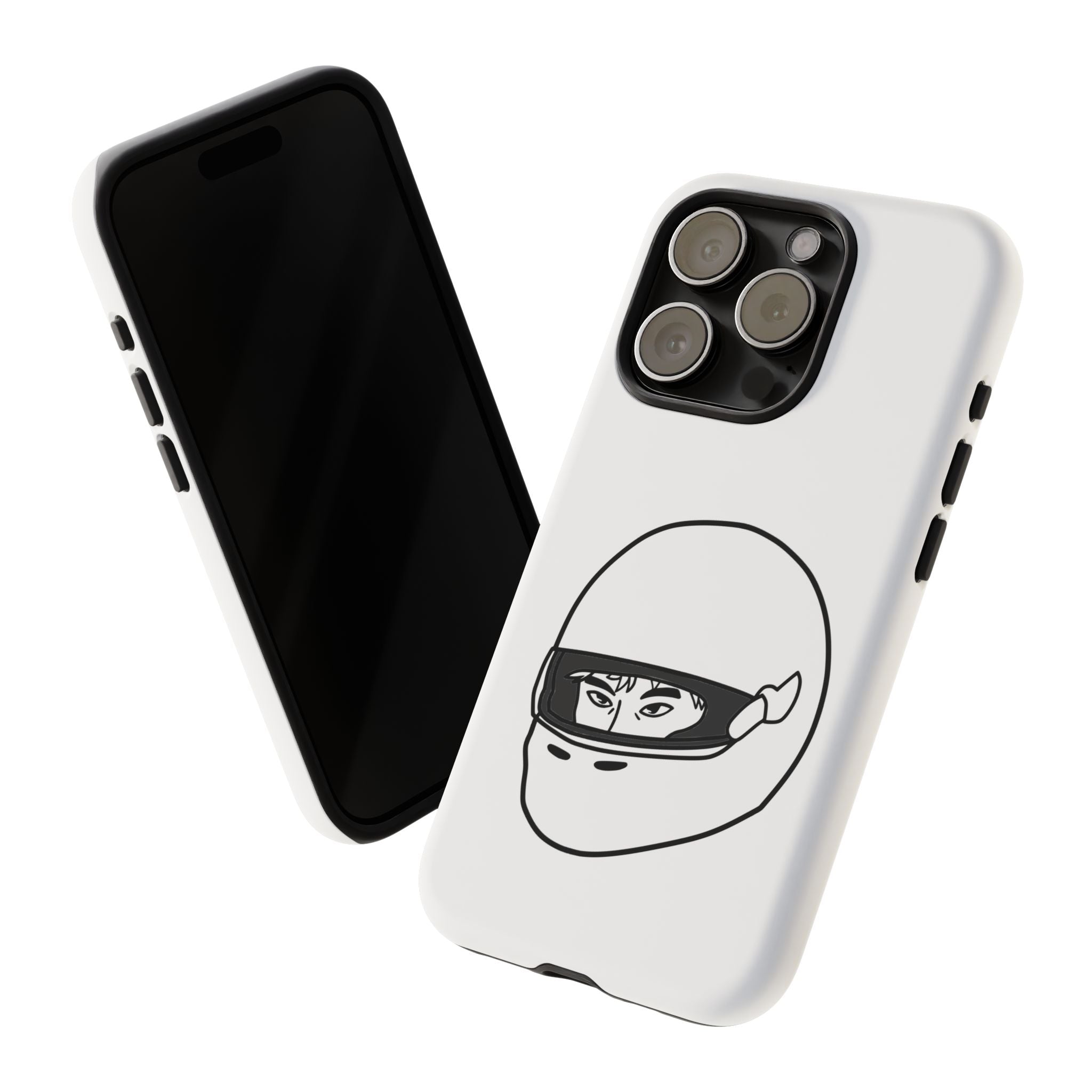 Stylish Phone Case with Racing Helmet Design | Tough Cases | Unique Gift, Motorcycle Enthusiast, Race Lover, Custom Accessory, Everyday Use