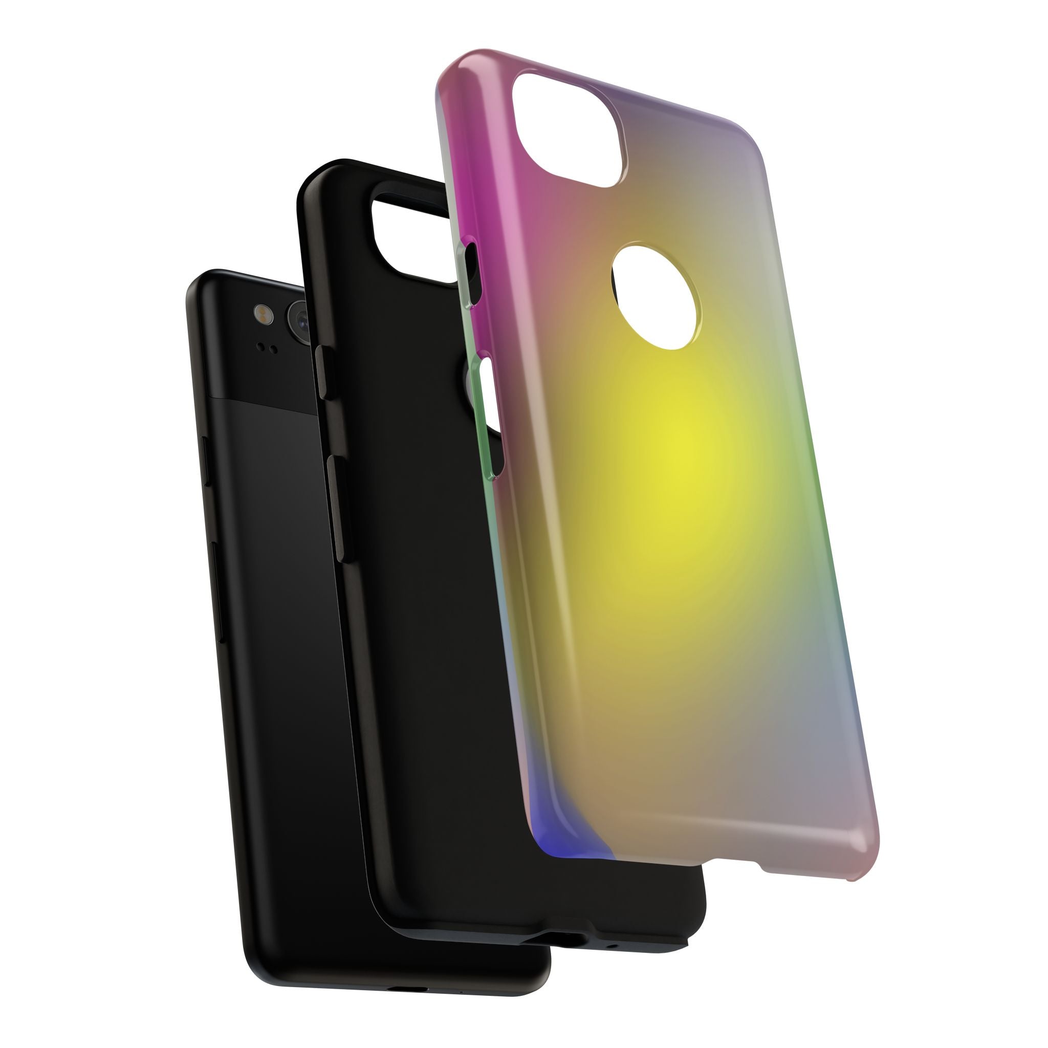 Colorful Tough Phone Case, Stylish Slim Cover, Durable Mobile Protection, Trendy Gift for Tech Lovers, Vibrant Phone Accessory