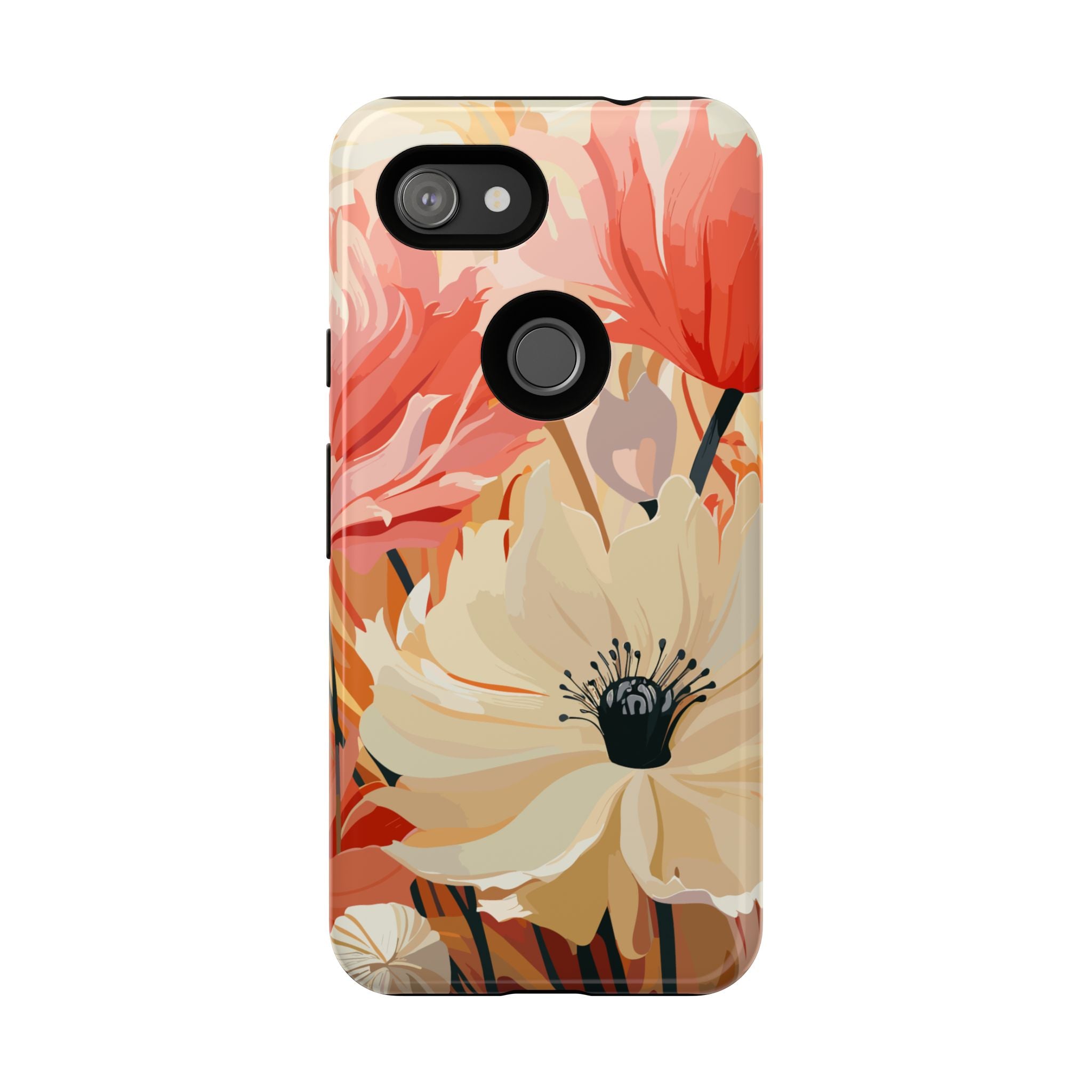 Floral Phone Case, Tough Protective Cover for Floral Lovers, Perfect Gift for Friends, Spring Celebration, Art Lovers Gift