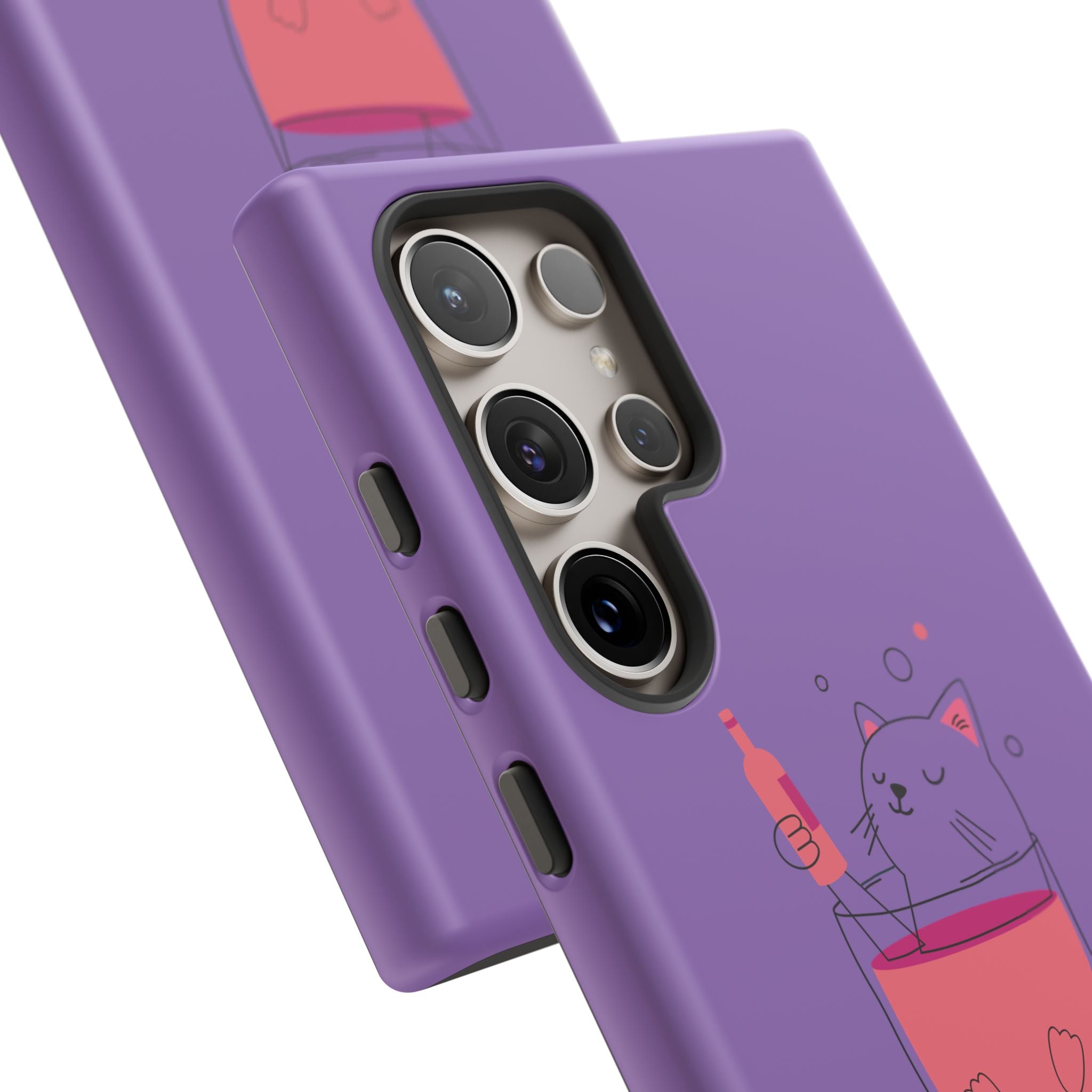 Cute Cat Phone Case, Fun Gift for Cat Lovers, Colorful Phone Cover, Pet Lover Accessory, Unique Cat Themed Case