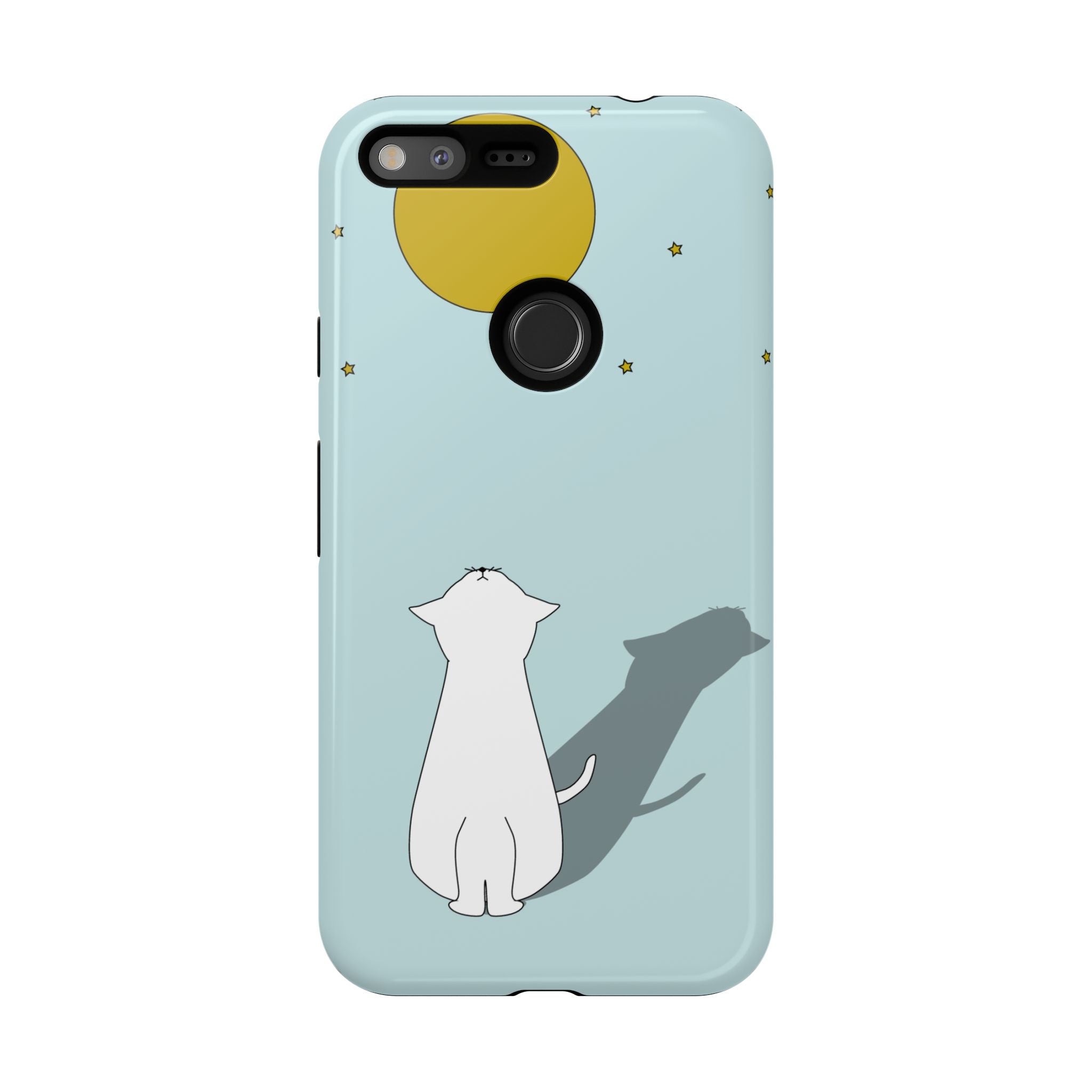 Cute Cat Phone Case, Tough Phone Cover, Pet Lover Gift, Unique Case, Animal Decor, Birthday Gift
